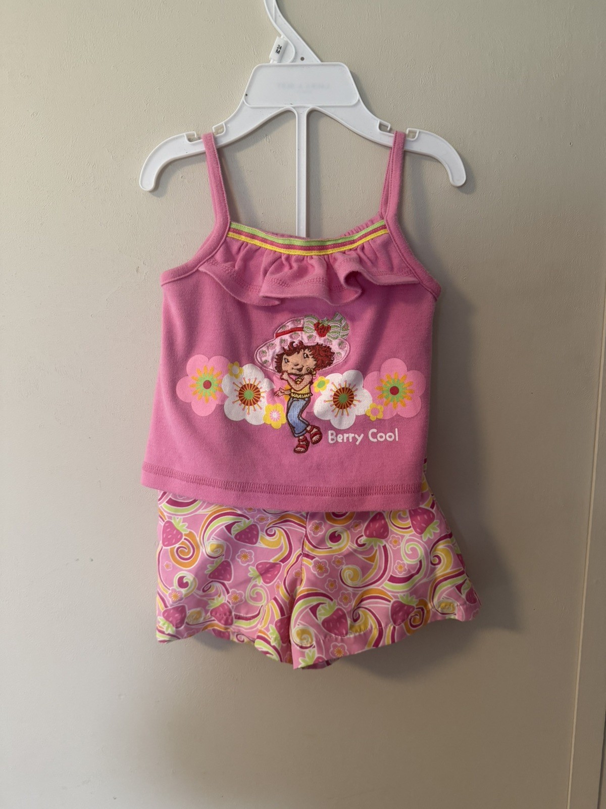 Vintage Strawberry Shortcake Baby Girl Set