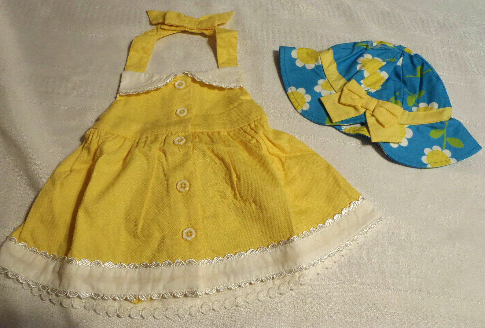 Gymboree Daisy Giraffe 0-3 Month Dress Diaper Cover Hat Outfit NWT