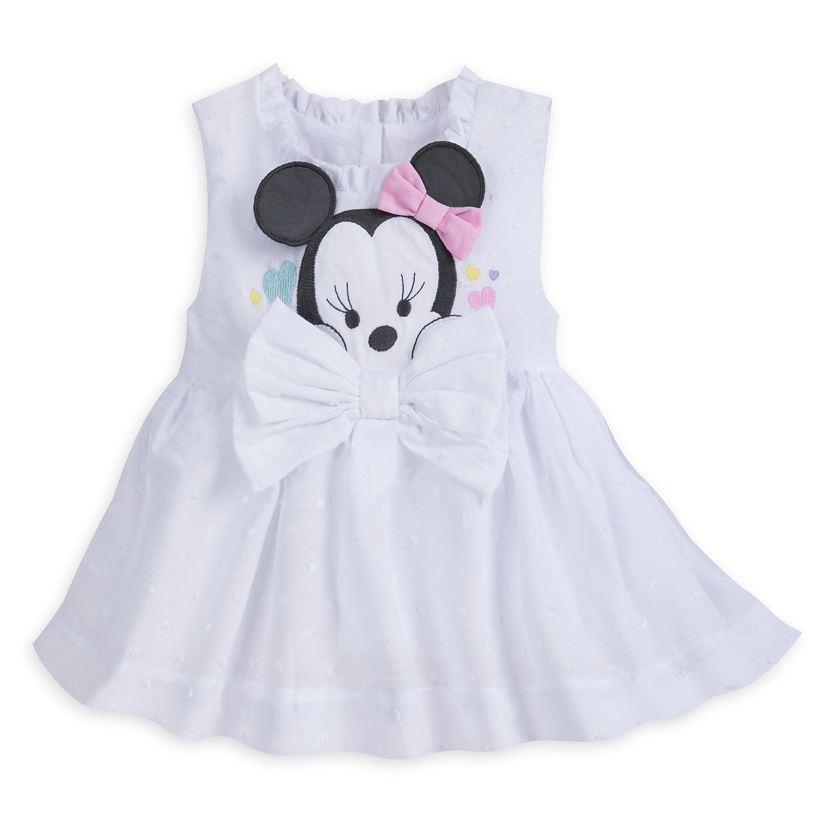 DISNEY STORE MINNIE MOUSE LAYETTE BLOOMER SET FOR BABY DIMENSIONAL EARS & BOW