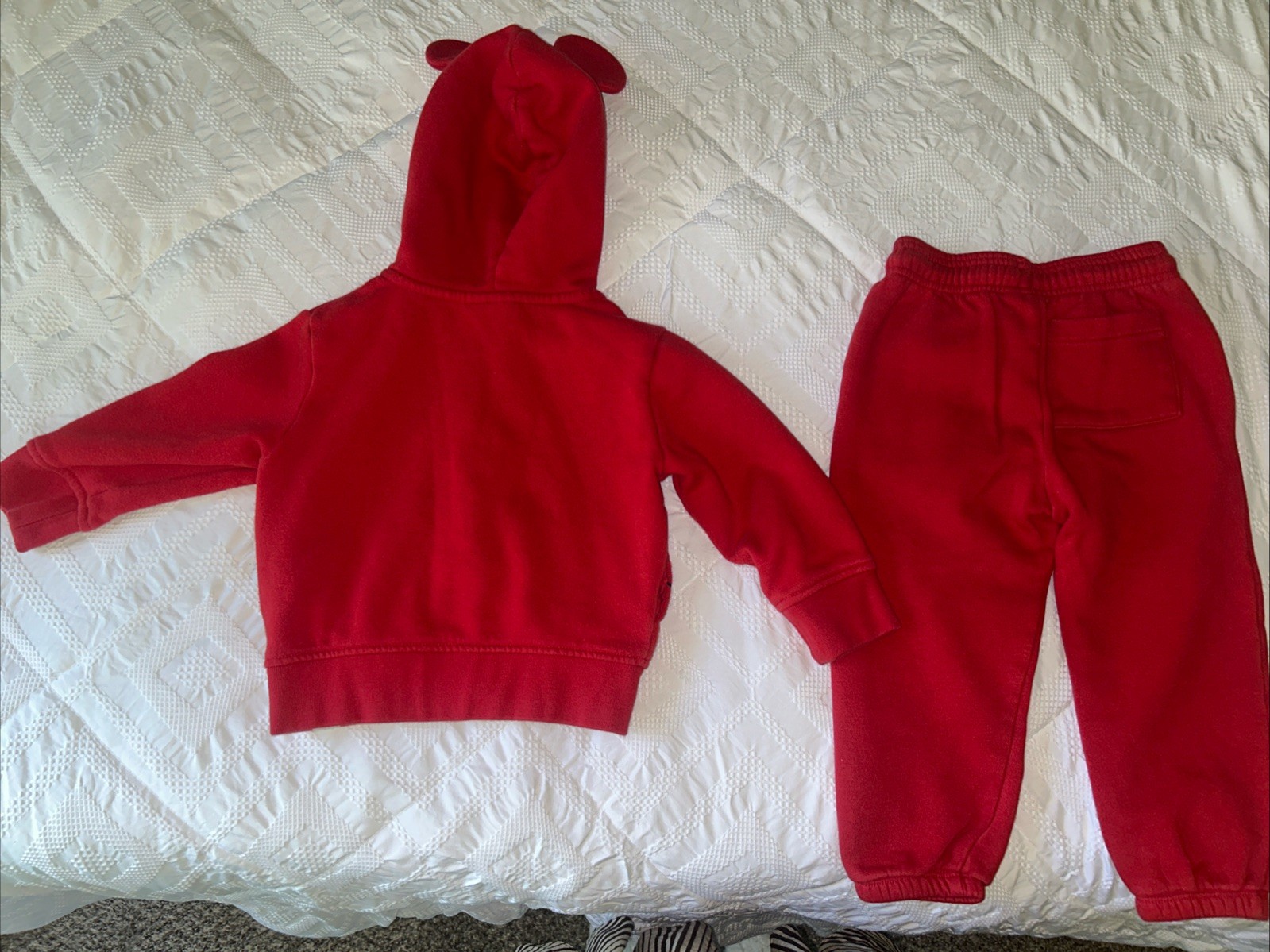 Gap Baby Disney Mickey Mouse Red Zippered Hoodie 2 yrs and Joggers size 3yrs