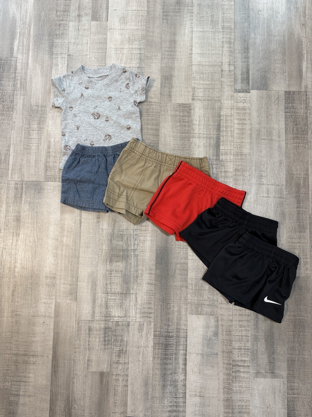 Baby Boy Clothes Lot 3 Months Nike Puma Carter’s Shorts & Bodysuit 6 Piece
