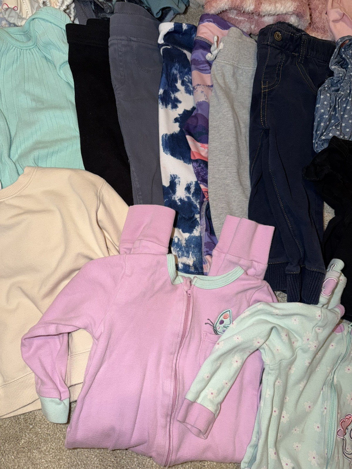 Girls 18 24 months 2T clothing lot shirts jacket pant dress bundle 26 piece lot
