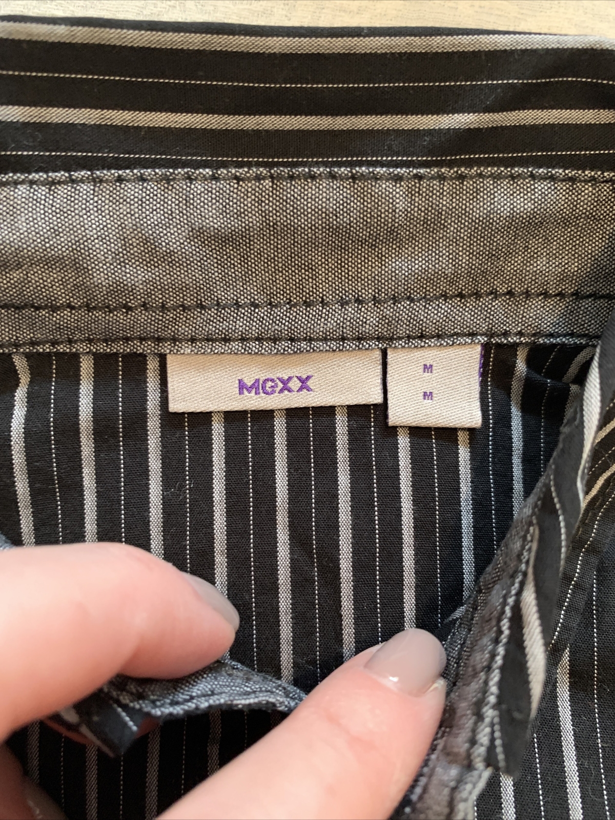 Mexx Boys Sm Vest & Med Button-up LS Shirt & Pants Adjustable Waist 4 Black Gray