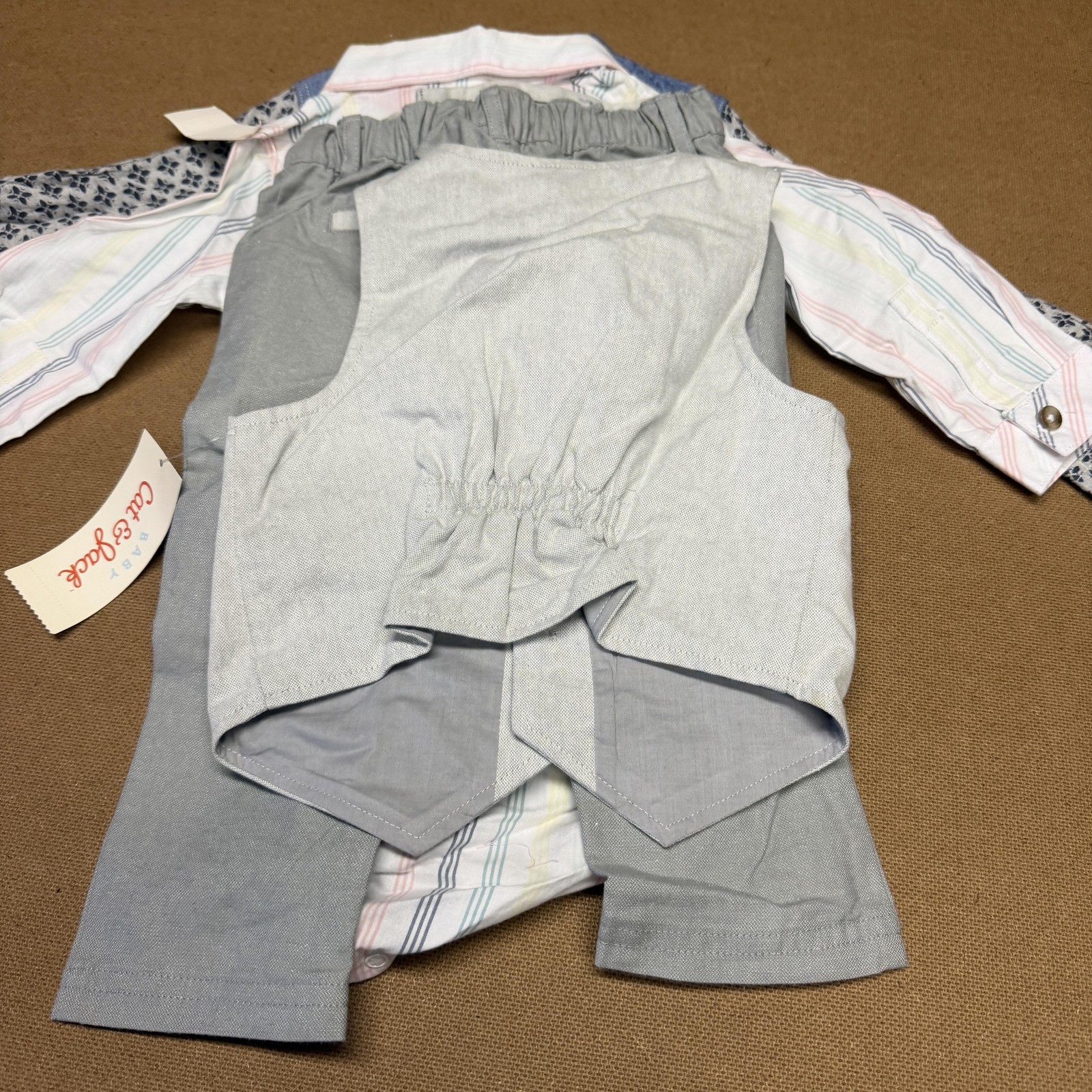 Cat & Jack Adidas Gymboree Boys 12-18M Lot 8 Piece Sweater Pants Hoodie Dressy