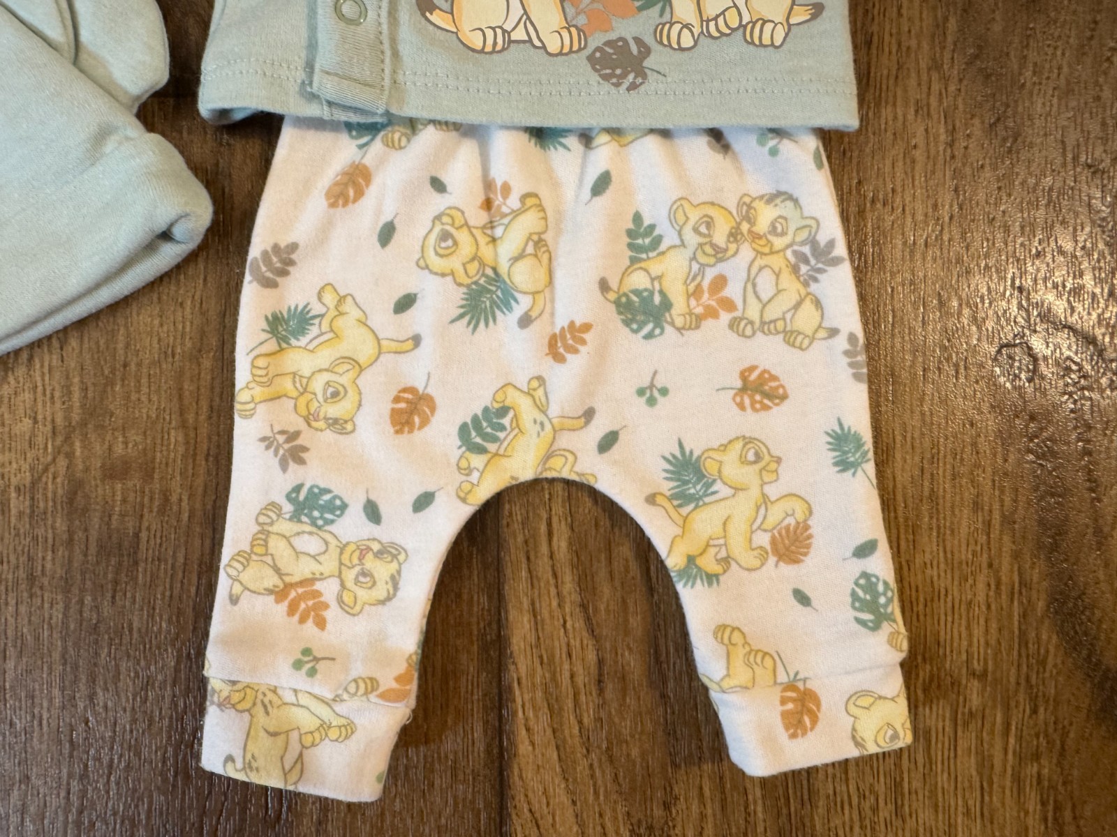 Disney Baby Wishes Dreams Preemie Lion King Outfit Shirt Pants Hat 3 PC Simba