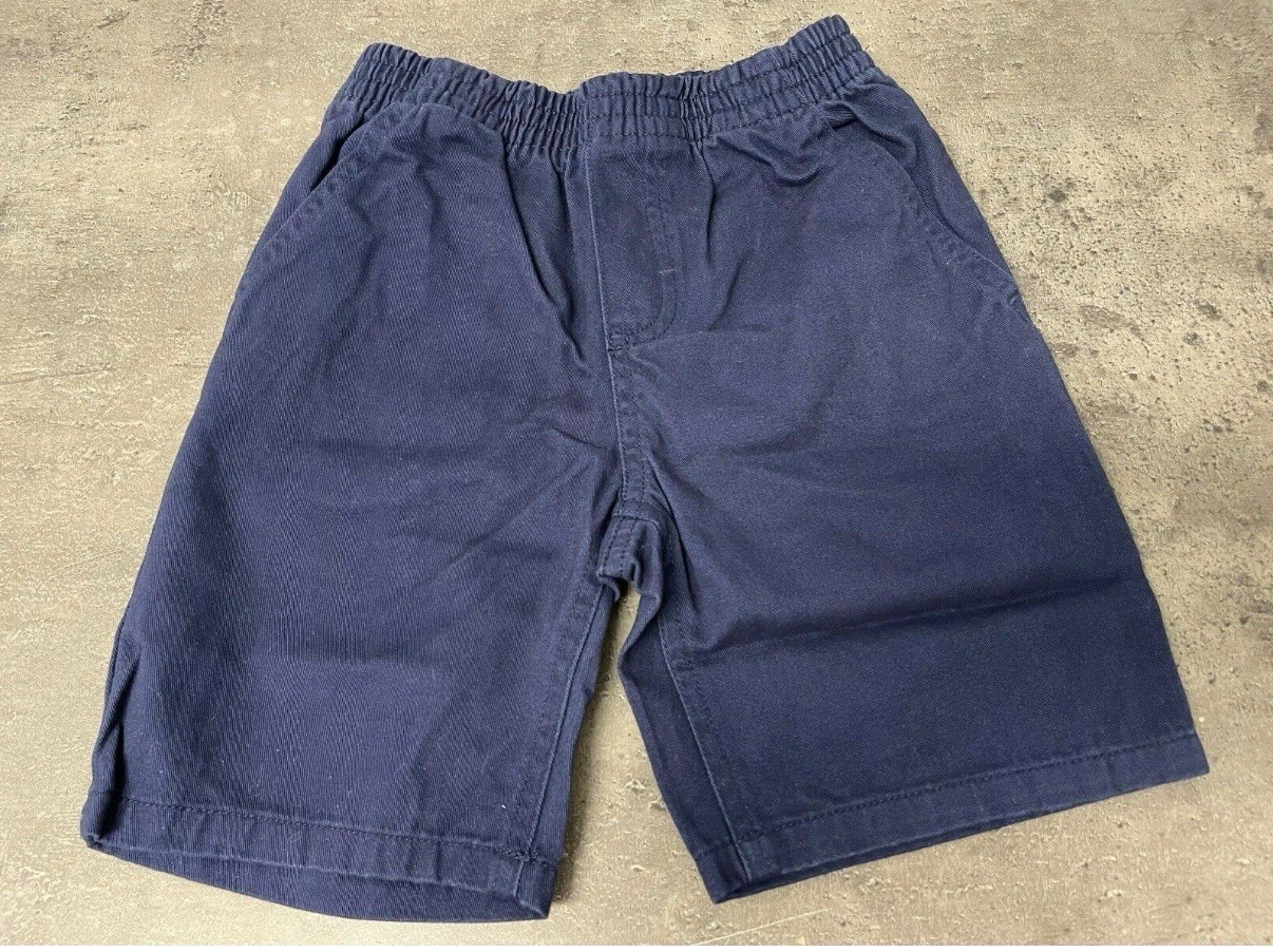 Boys Size 5 Adorable Lucky Brand 2-Piece Short Set Summer Outfit Gray & Blue