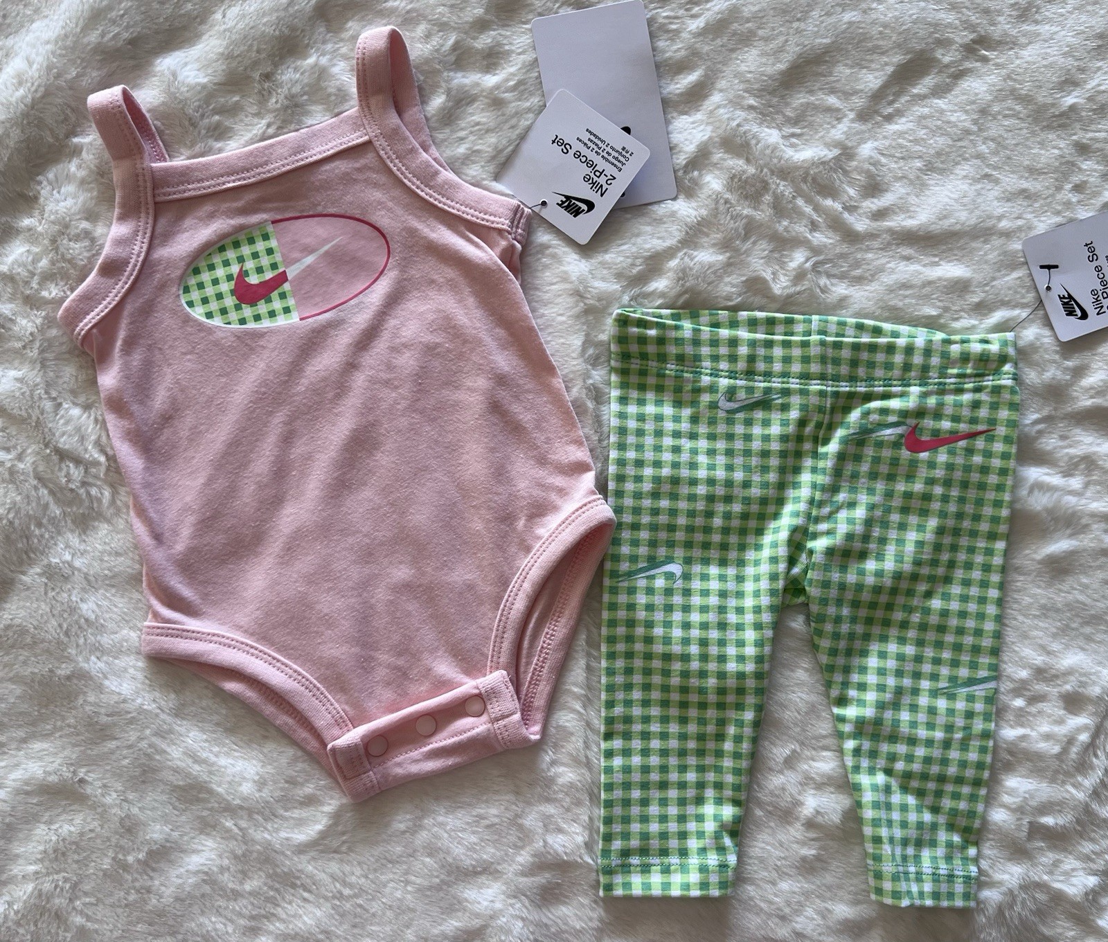 NIKE Sportswear Baby Girl’s Bodysuit & Leggings Outfit, 2-Piece Set