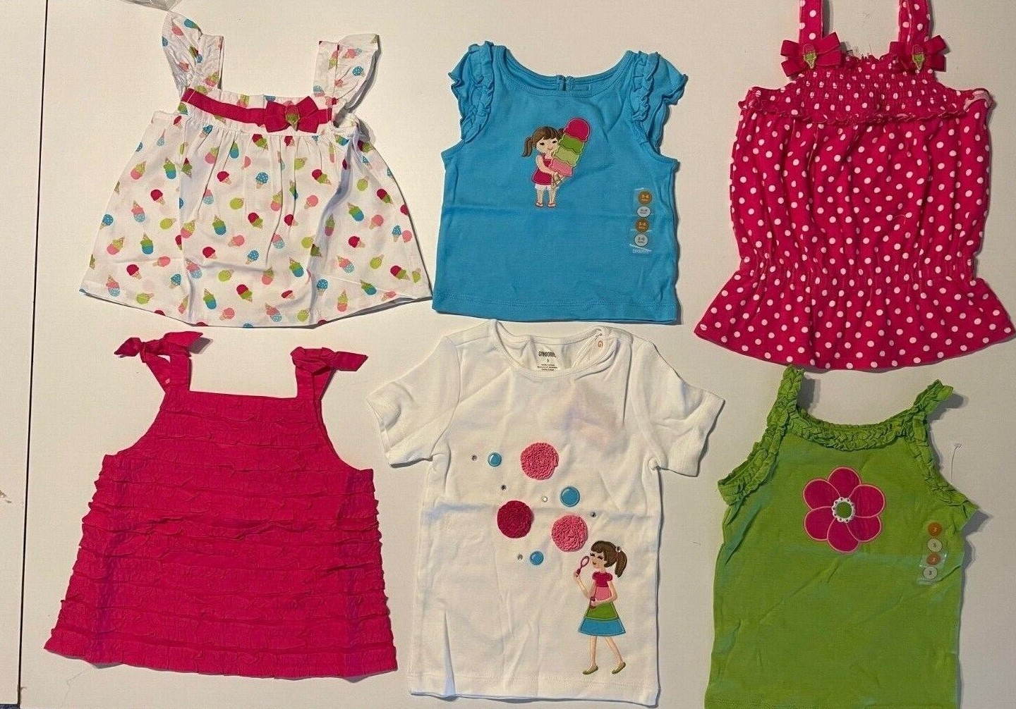 Gymboree NWT Girls Ice Cream Sweetie Sun Hat Shorts Skirt – U Pick