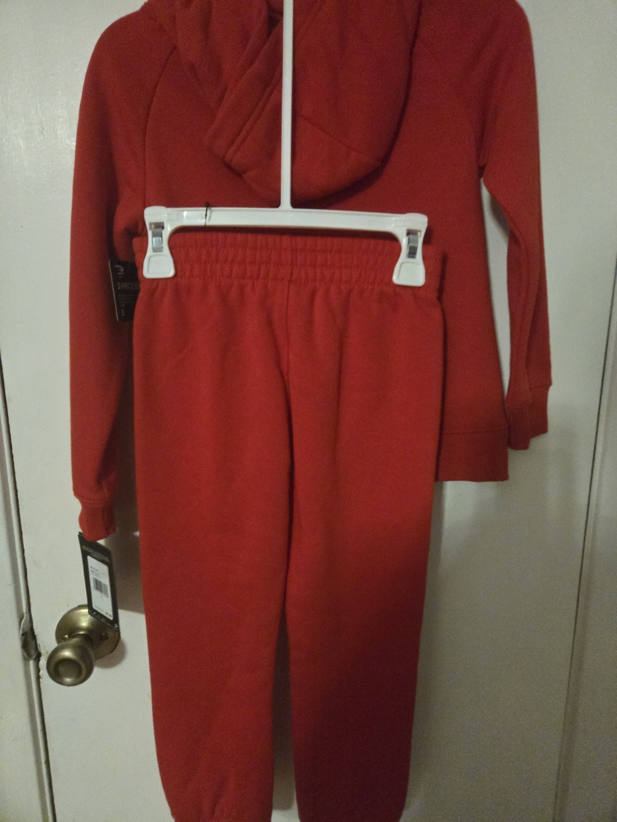 Boys Sz 5 Nike 3BRAND by Russell Wilson Graphic Fleece 2-Piece Outfit Set Red