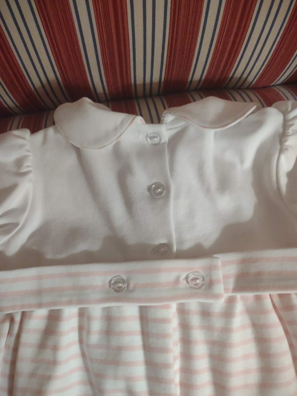 Lullaby Set Charleston Bubble Pink/ White Stripe 3M