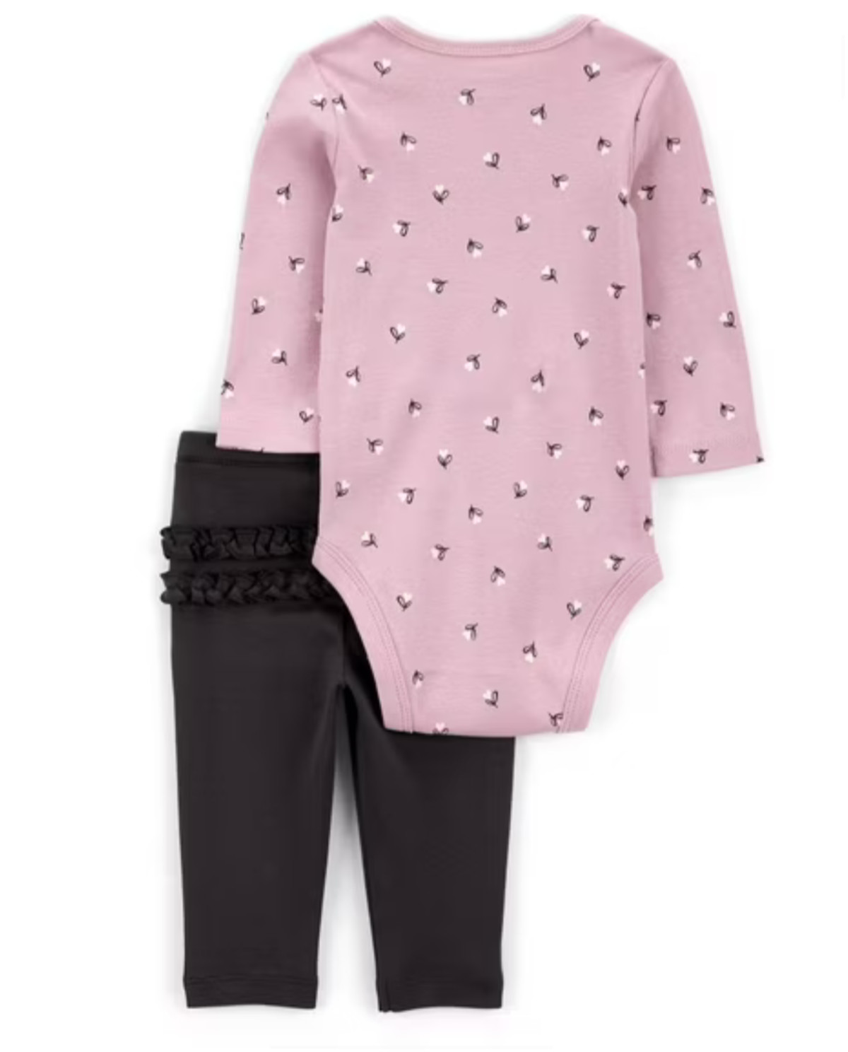 Carter’s Baby Girls /infant 3-Piece Outfit Set (Pant, two onsies) heart,18 month