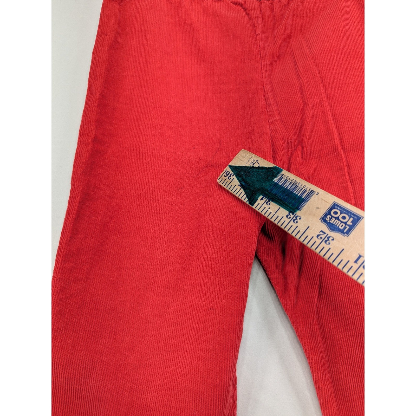 Vintage Red Corduroy Tunic and Pants Set 12 Months Holiday Retro Classic