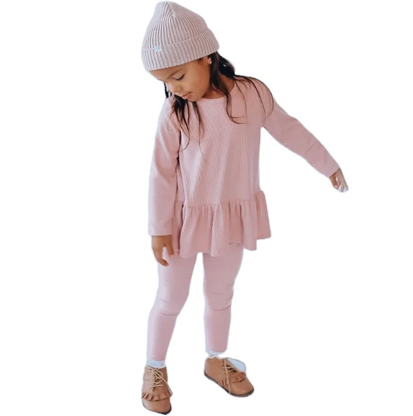 Organic Cotton Toddler Girl Play Clothes 4 Sizes and 4 Colors!