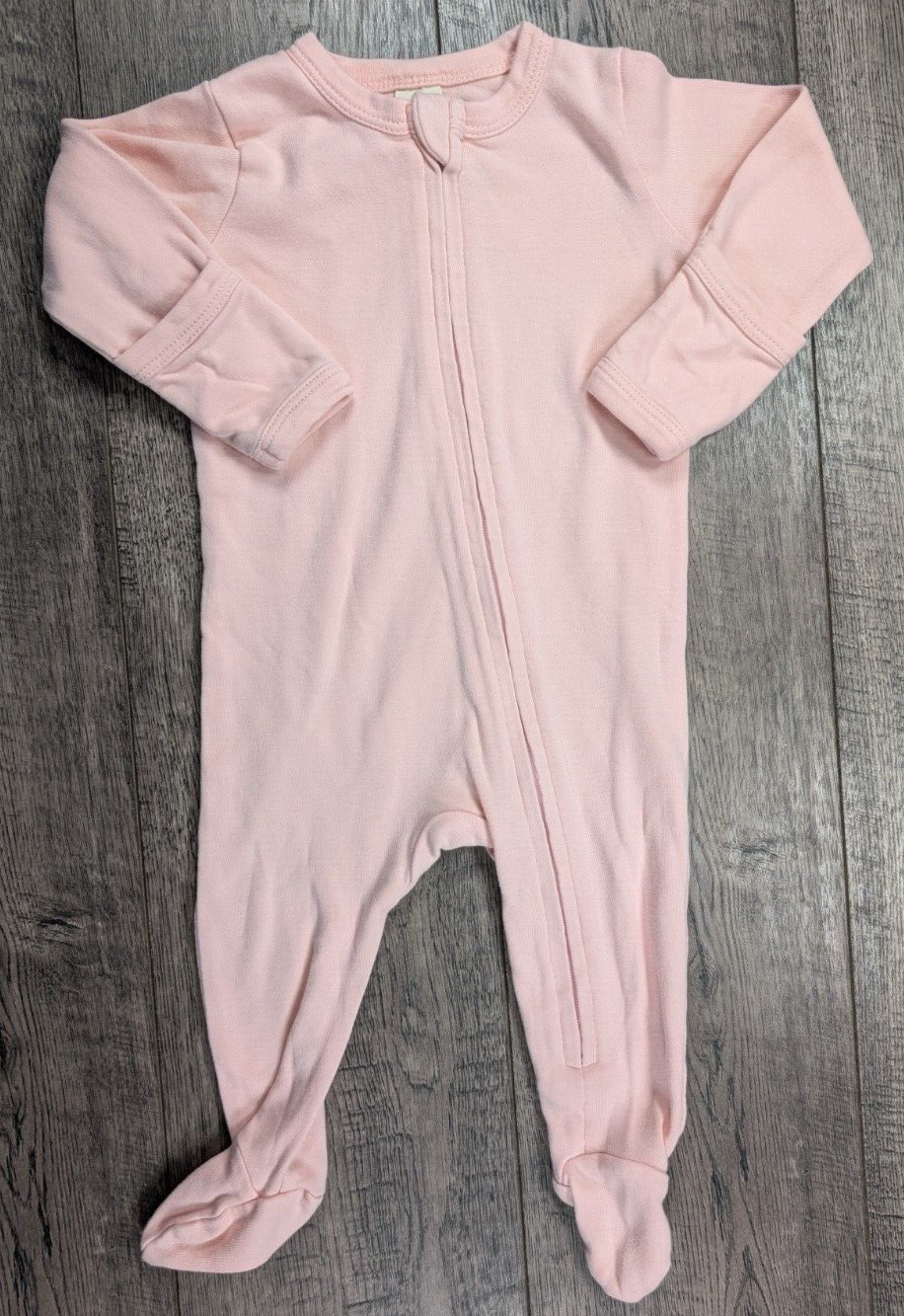Baby Girl Clothes Kate Quinn 3-6 Month Light Pink Footed Outfit