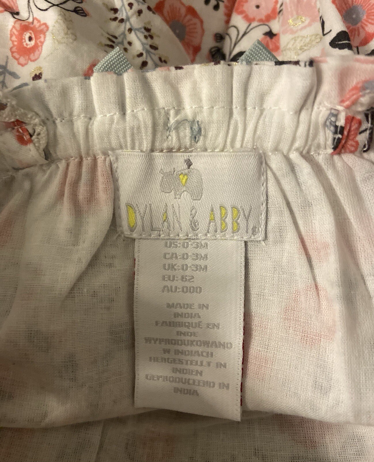 Girls size 0-3 months DYLAN & ABBY 2 piece summer romper/floral designs 🔥NWT