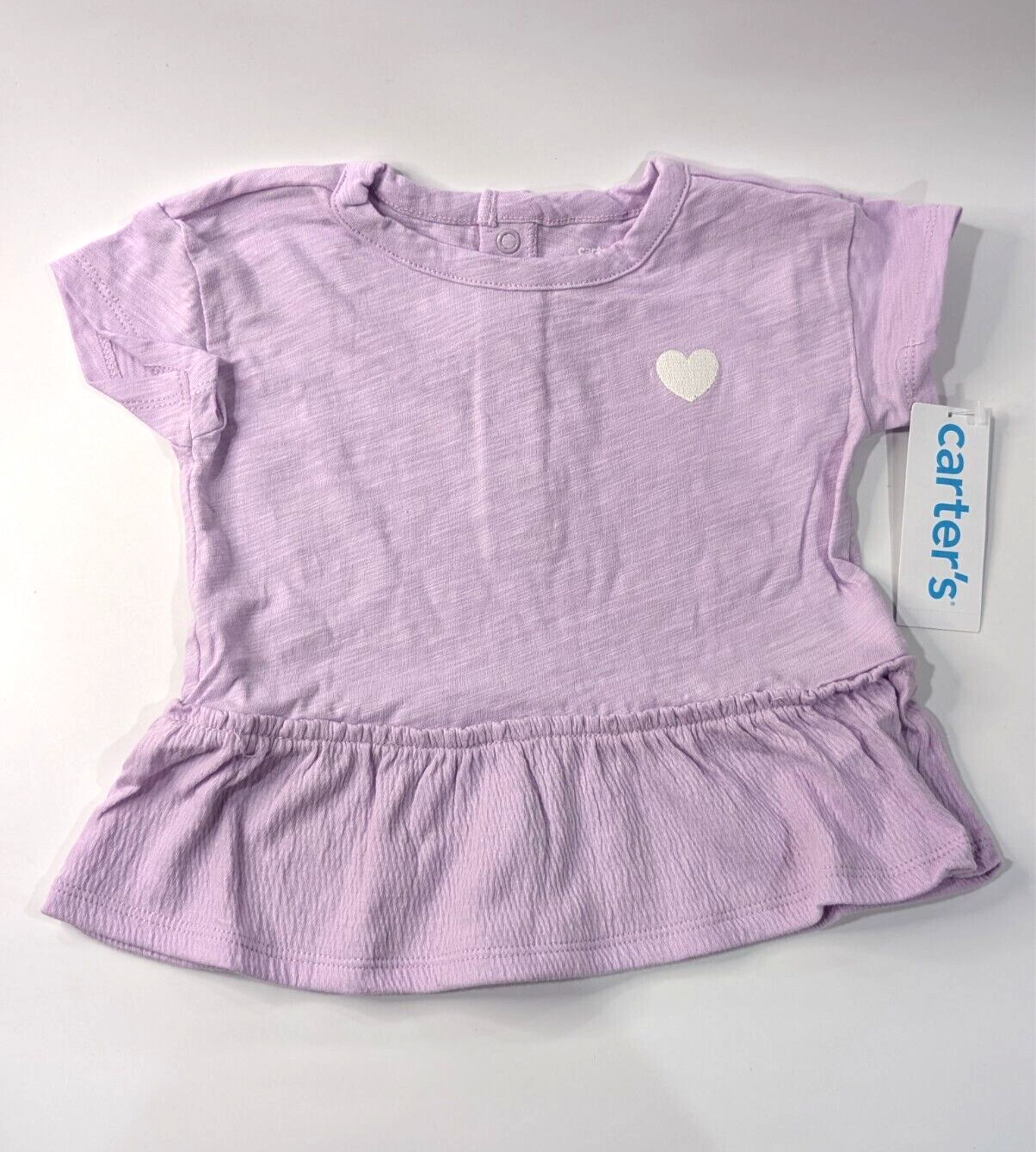 Baby Girl Carter’s Purple Mult Floral Crinkle Jersey 3P Shorts/Top/Bodysuit Set