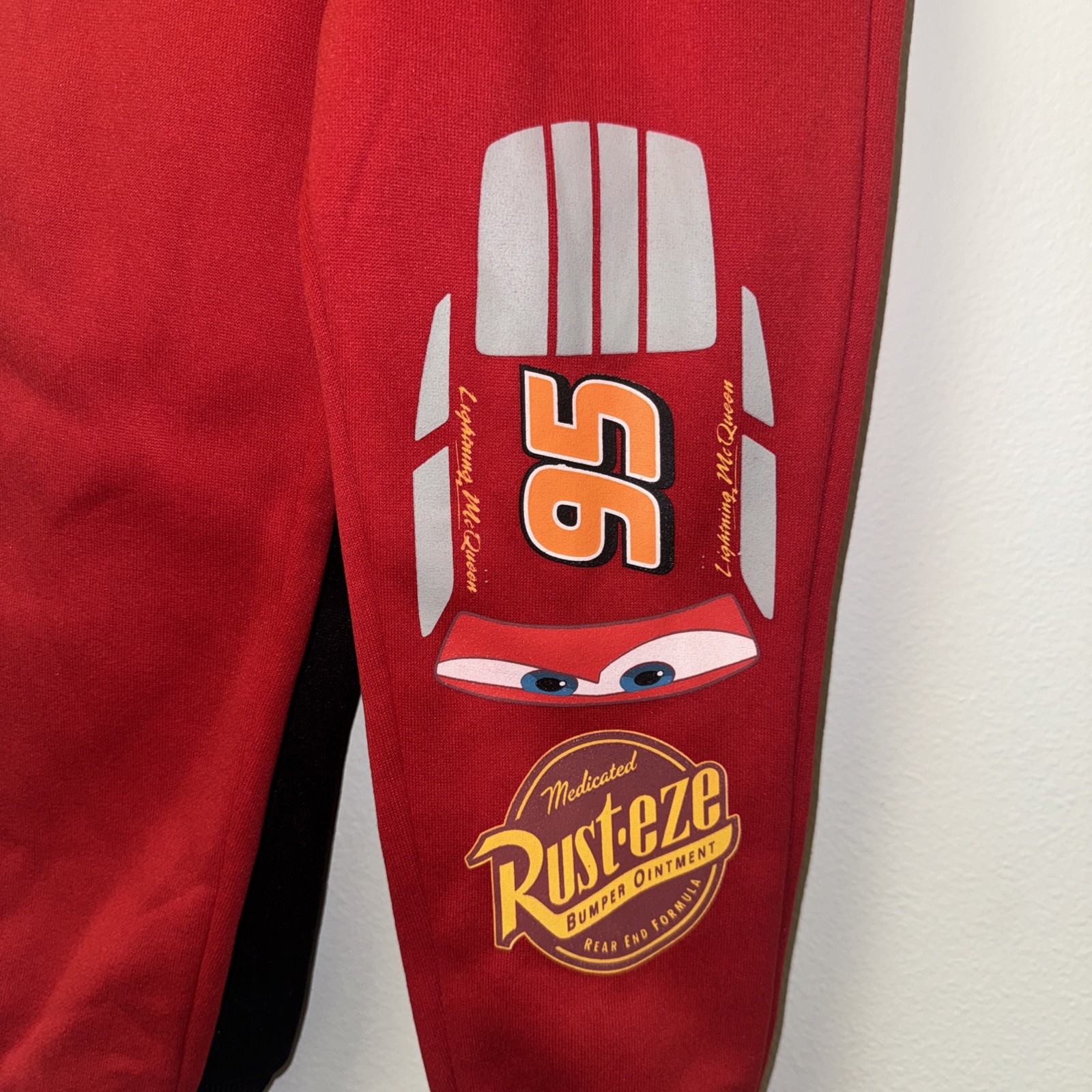 Disney Lightning McQueen Kids Cars Sweat pants joggers set of two size 2T new