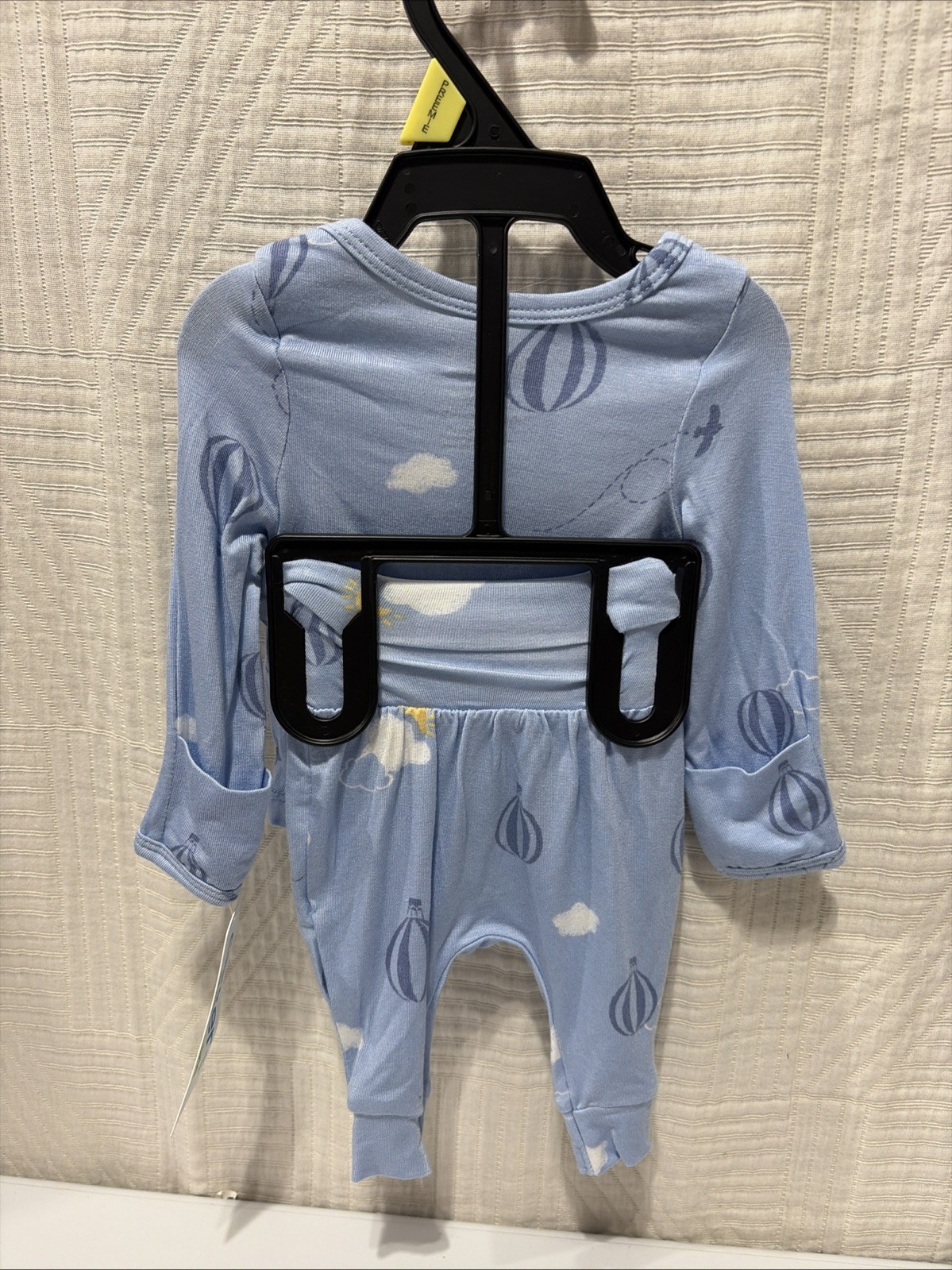 Baby Boys Preemie 2 Piece Hot Air Balloons Long Sleeve Top & Pants-New With Tags