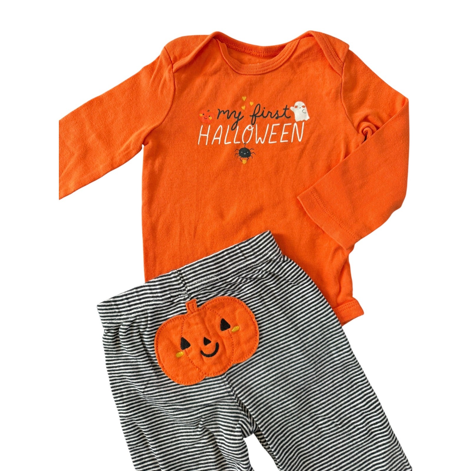Carters Kids Bundle Halloween Sleeper Matching Outfit Size 9 Months