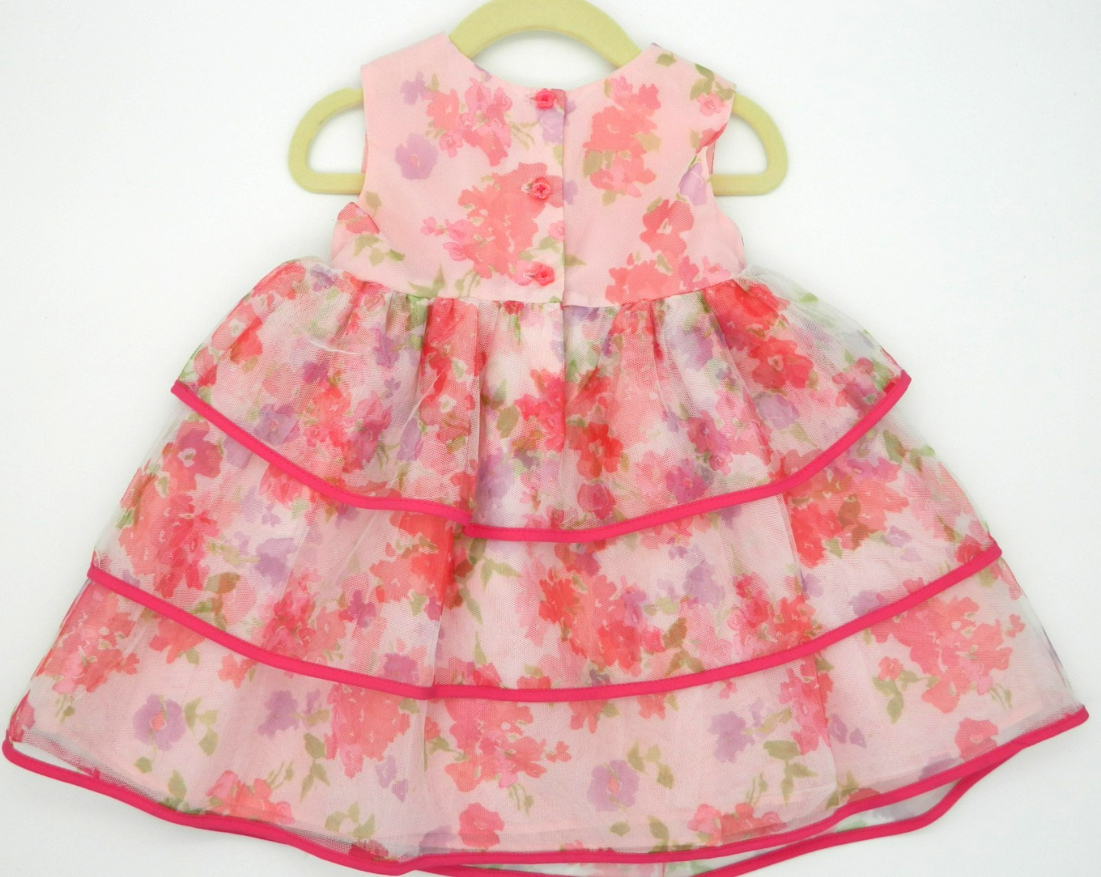 “1989 Place” 2T Baby Girl 3-Tiered Floral Tulle Party Dress