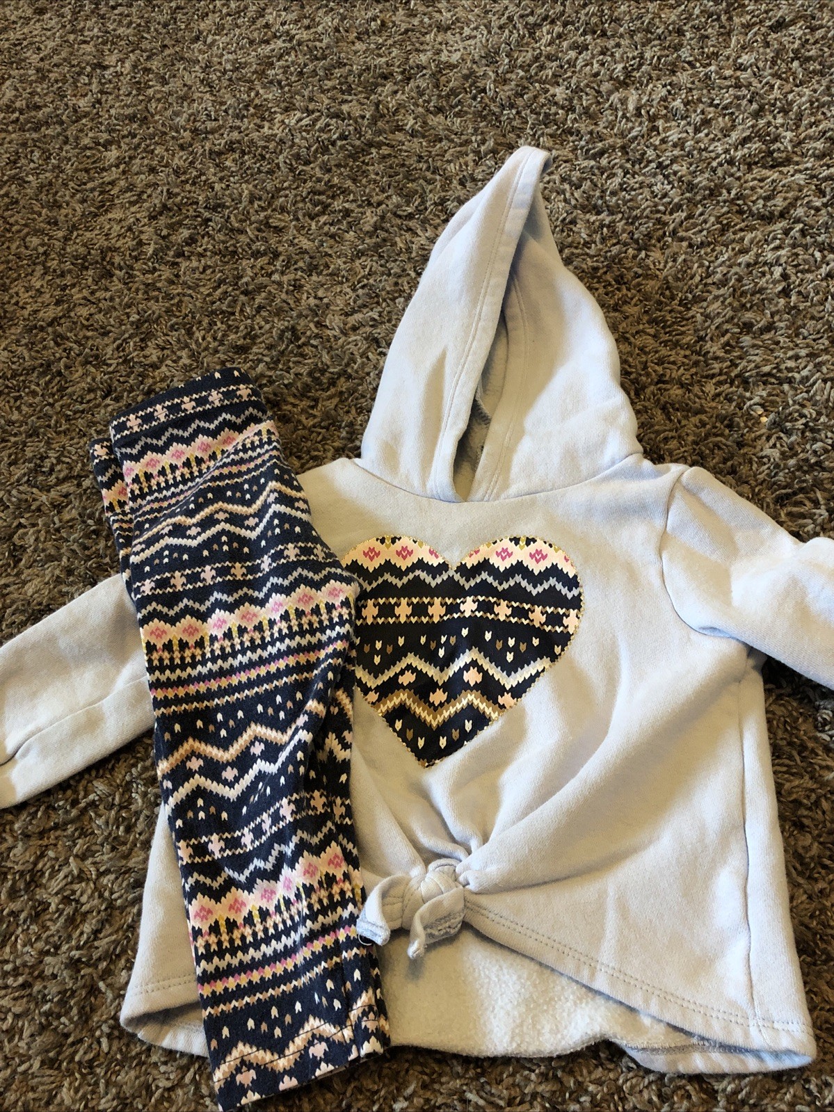 Baby Girls Hoodie And Leggings Set