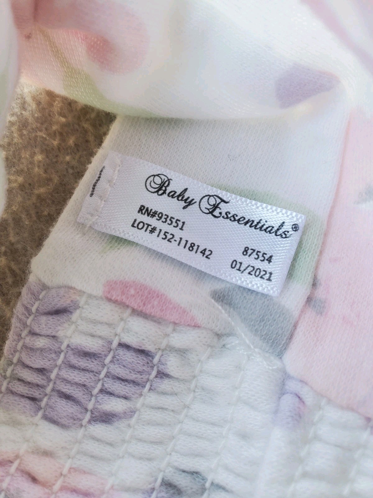 Baby Essentials Baby Girl Set Of Pants And Headband 6M Multicolored Pullon