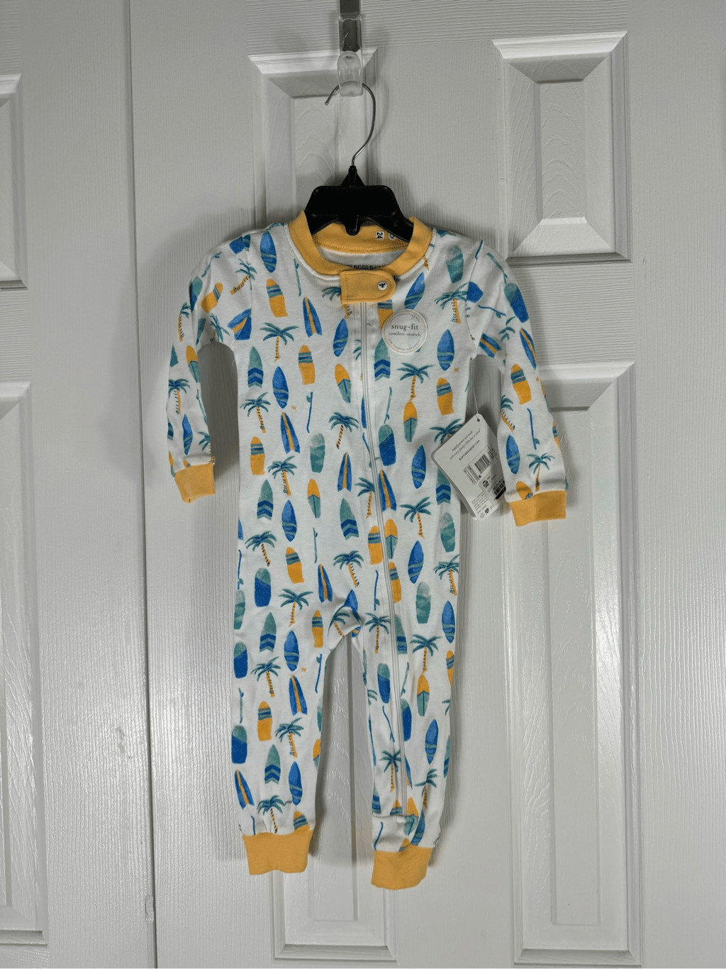 NWT Burts Bees Boys Romper Size 12m