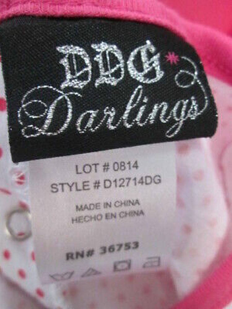 DDG Darlings 2pc short sleeve print pant set SIZE 12 MONTHS