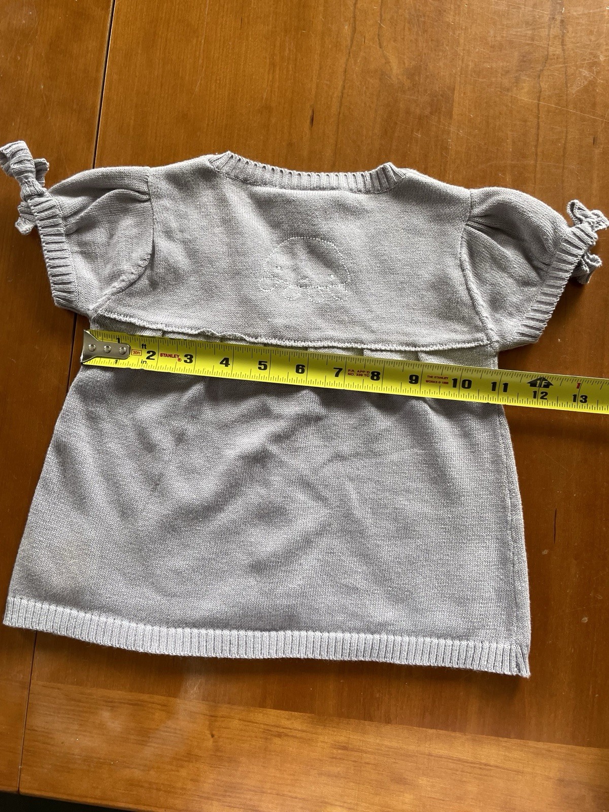 D’PAM NWT Grey Cotton Knit Embroidered Top & Coordinating Pants-23Mos
