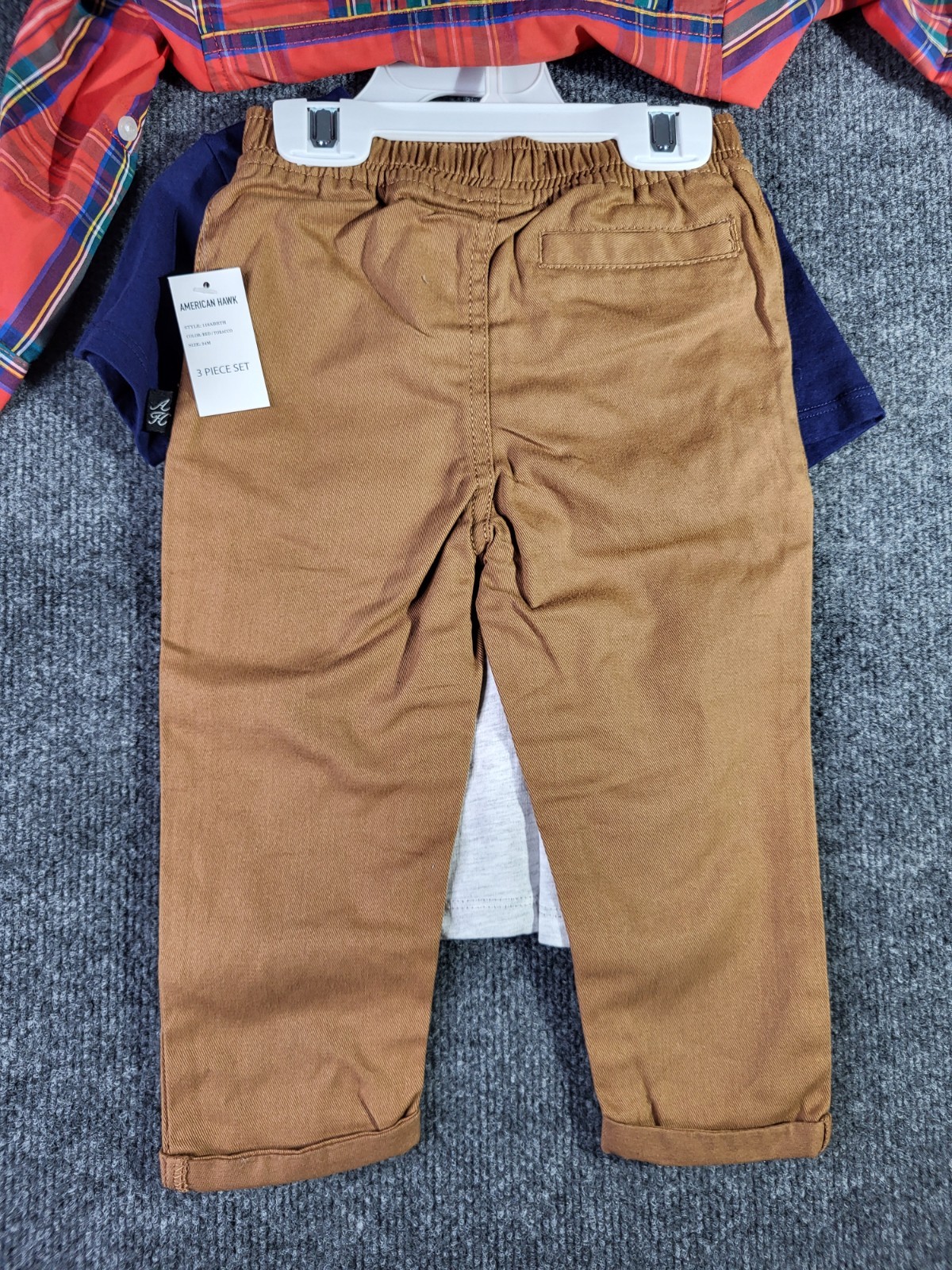 Infant Boys American Hawk Jacket, T-Shirt & Jeans 3PC Set Sizes 12Mth. – 24Mth.