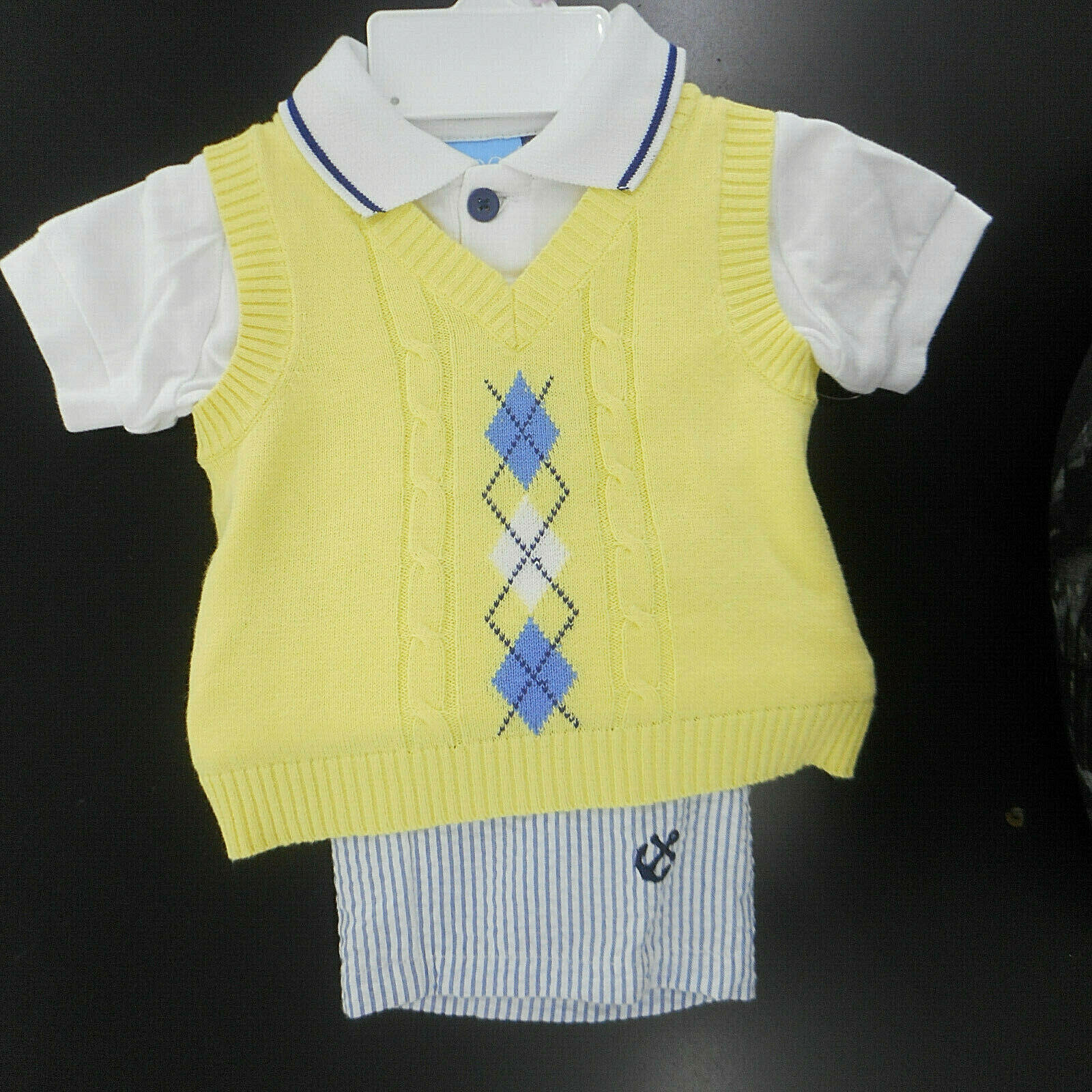 Infant Boys Good Lad $50 Assorted 3PC. Vest Shorts Sets Sizes 3-6 MTH. – 24MTH.