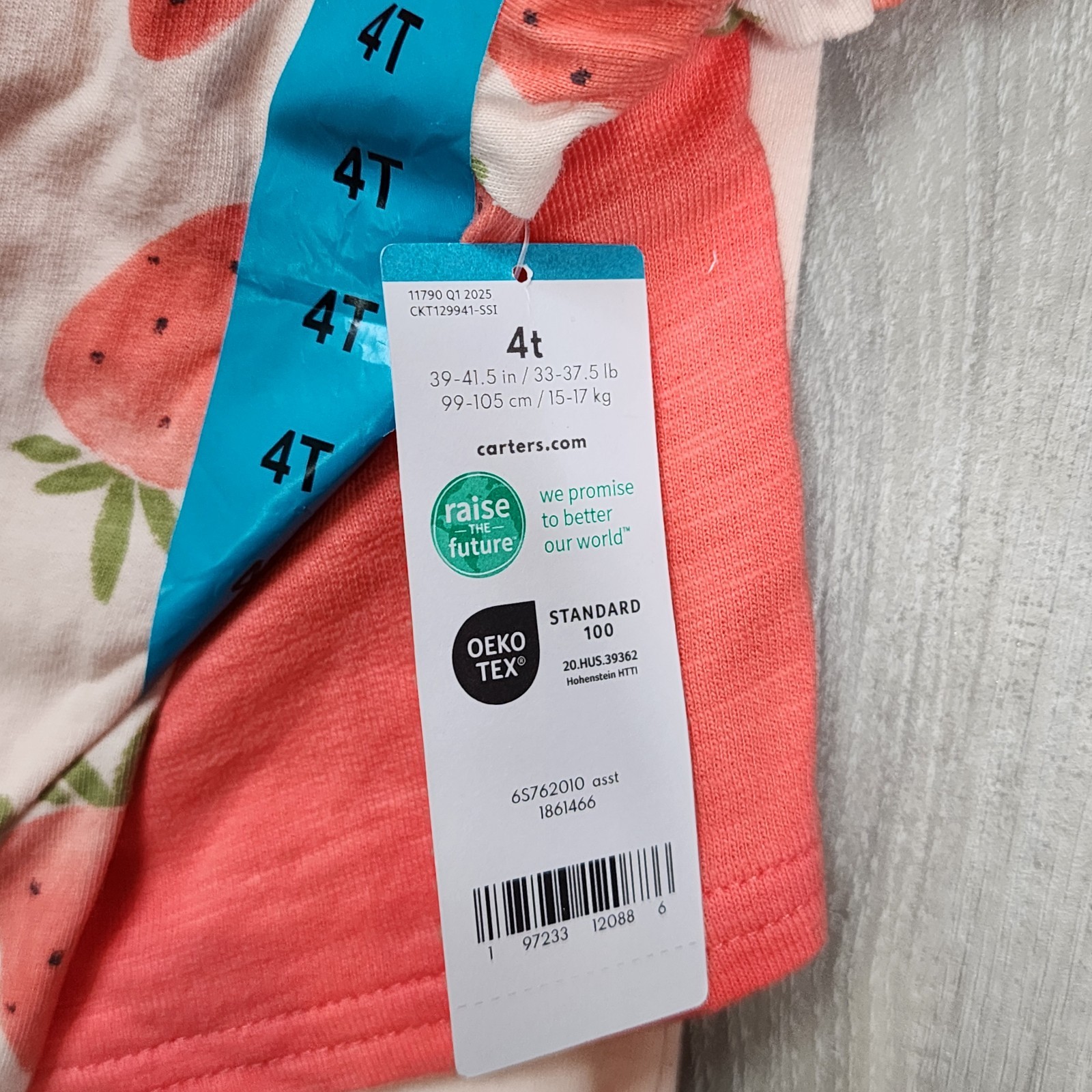 Carter’s Toddler 3 Piece Set 4T Girls New