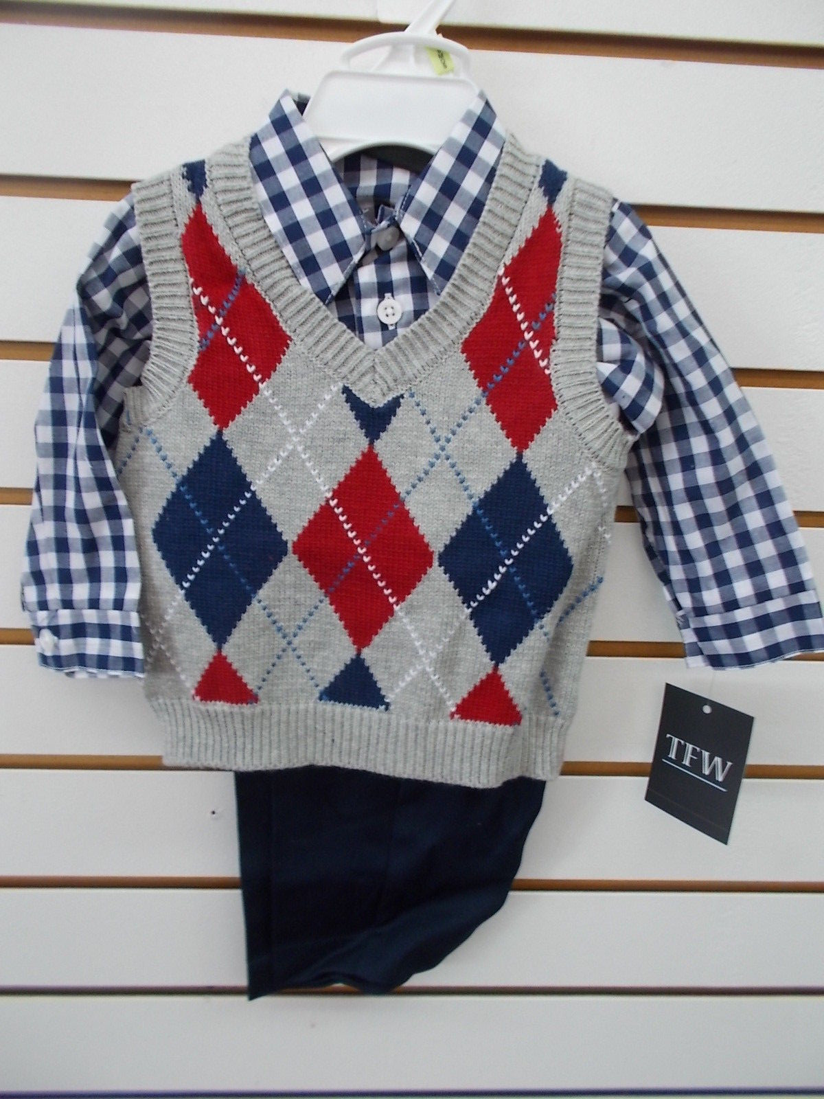 Infant Boys TFW $44 3pc Assorted Sweater Sets Size 3/6 Months – 24 Months
