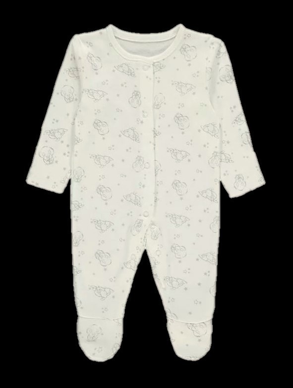 Baby Unisex Disney Dumbo Character 3 Piece Starter Set 0-3 Months