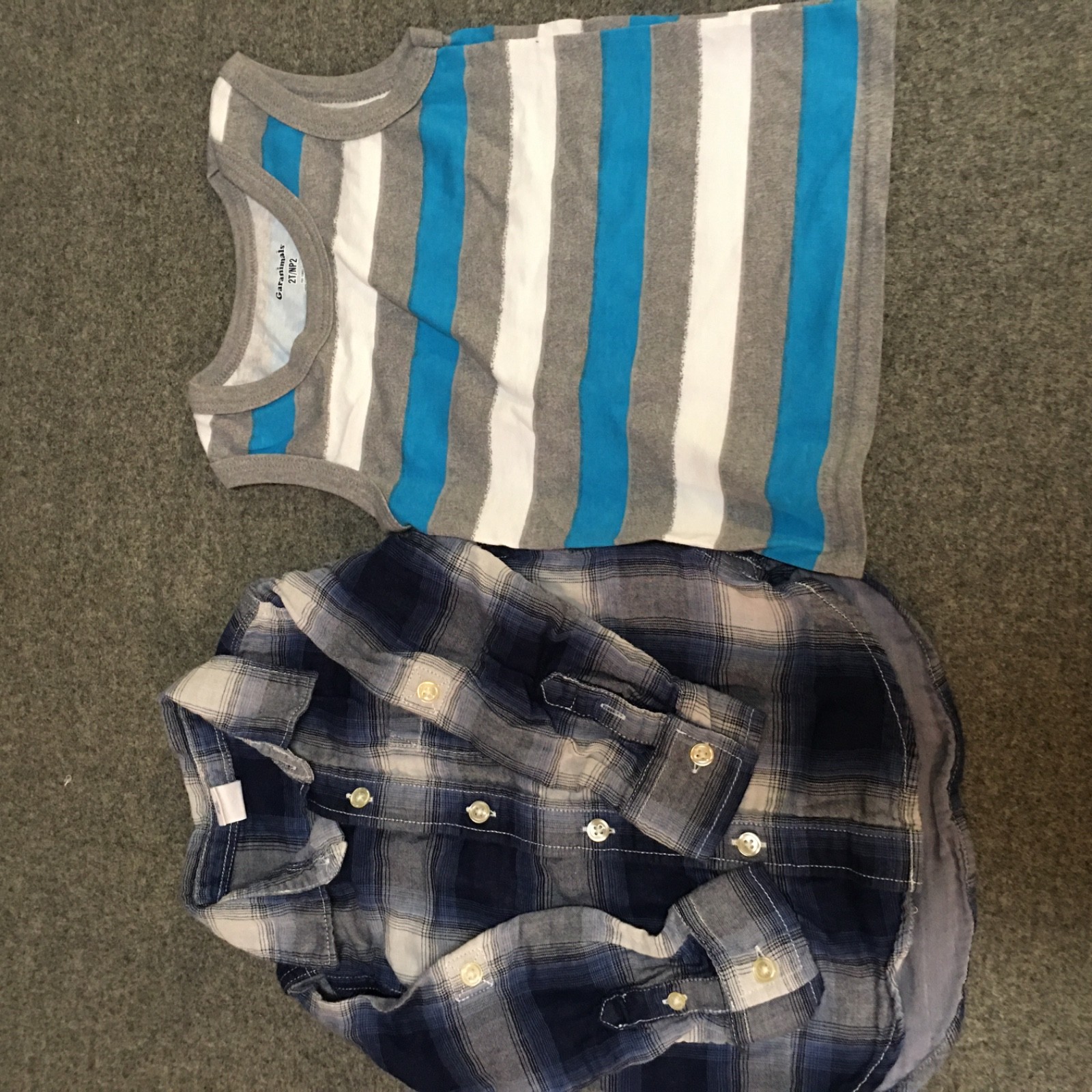 Baby Boy 2T 24 Months Clothing Lot 7x Pieces Bulk Summer Casual Preppy Striped