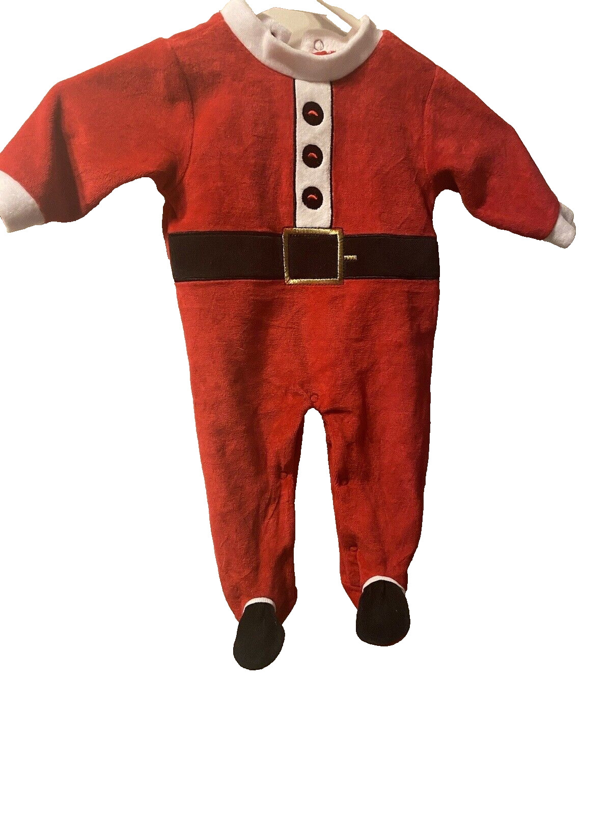VTG Santa’s Suit Sleeper Size 0- 3 Months NWOT Merry Christmas by Just Love