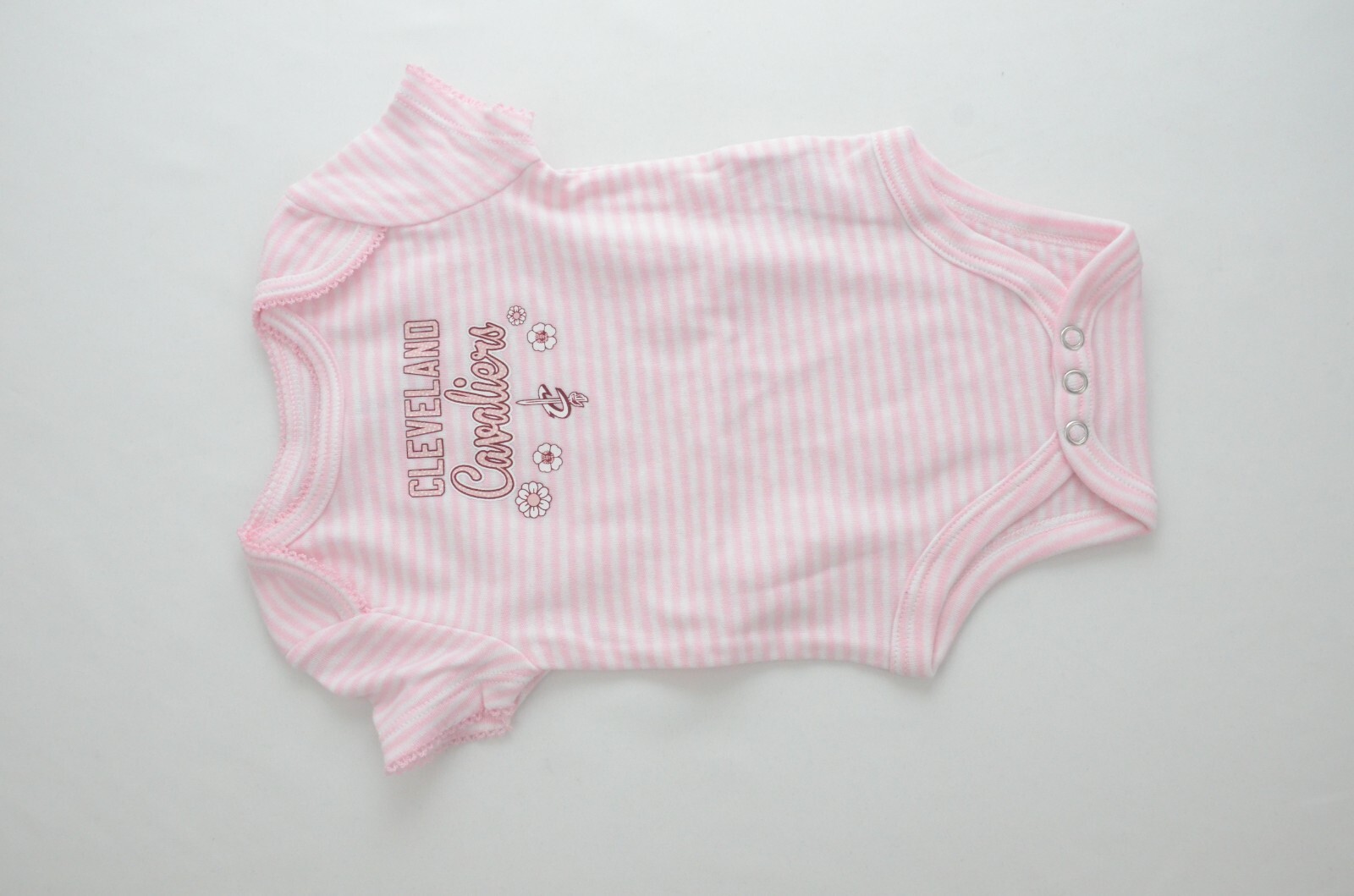 NBA Cleveland Cavaliers Baby Girl 3 Piece Bodysuit Set Size 3 Months