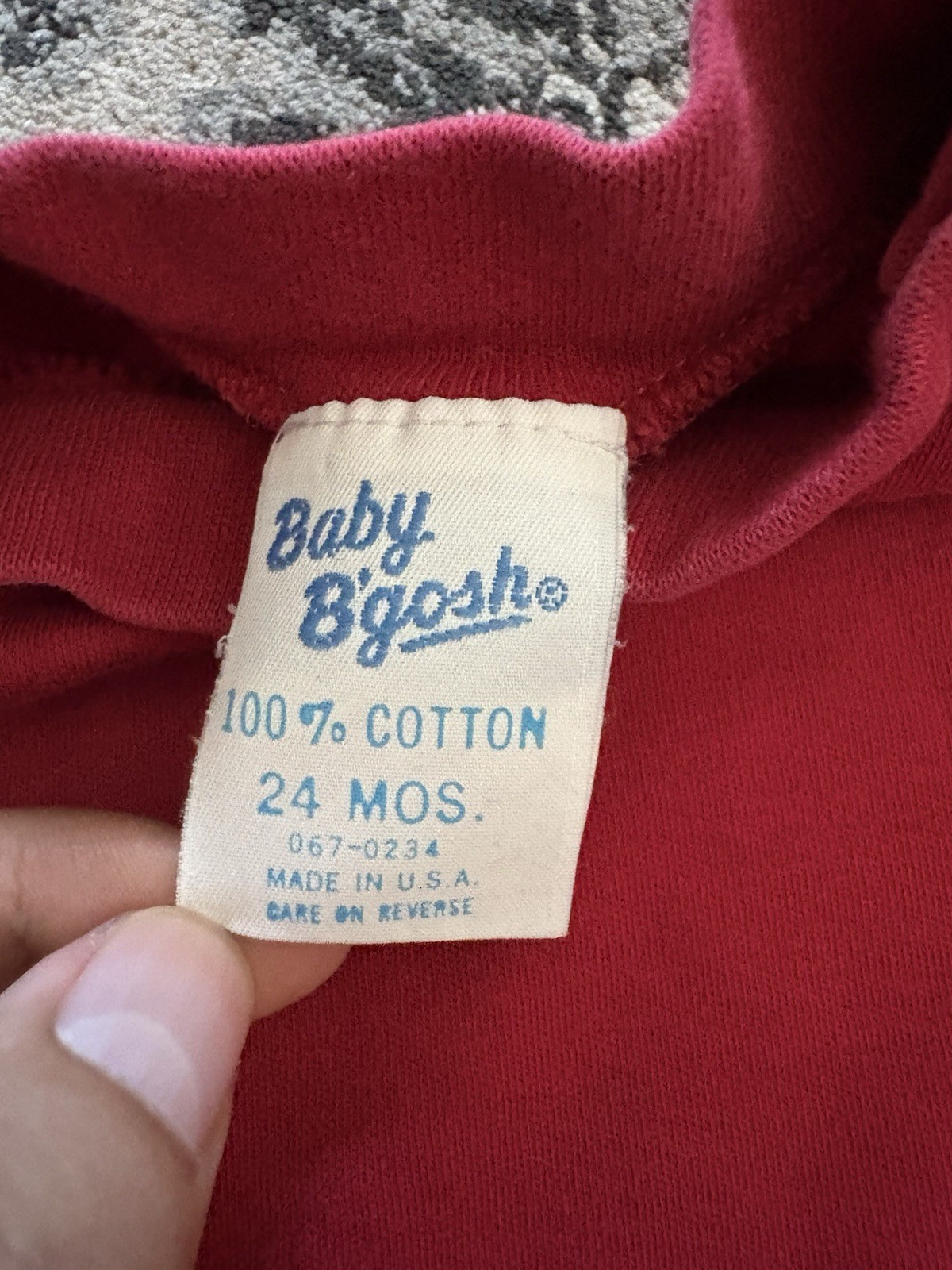 Baby B’Gosh Puppy Baby Boys Overalls Romper Outfit 24 Months Vintage 90’s Rare