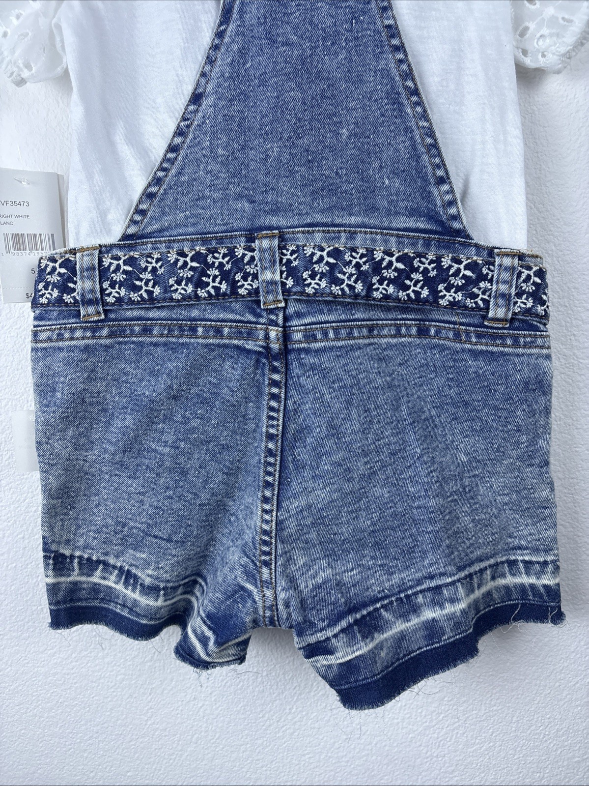 7 For All Mankind Jean Overall 2 Piece Set Toddler/girls NWT Size 5