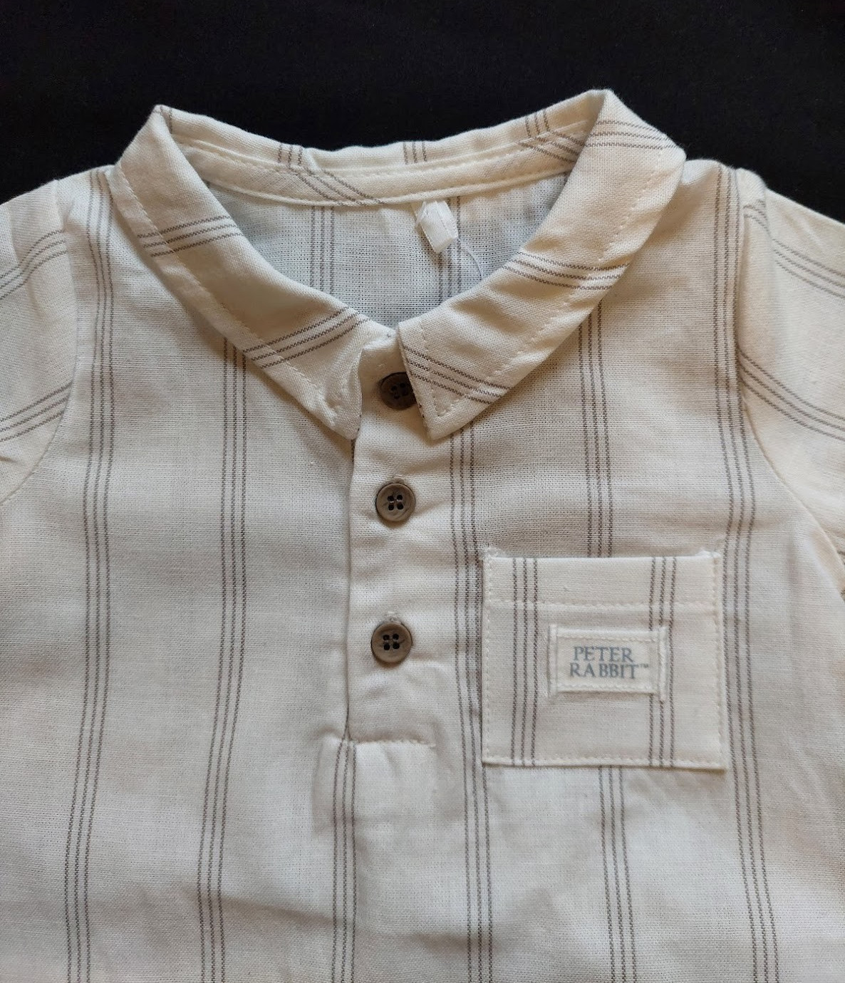 Baby Boys Peter Rabbit Striped Summer Romper Play Suit 6/9 Months
