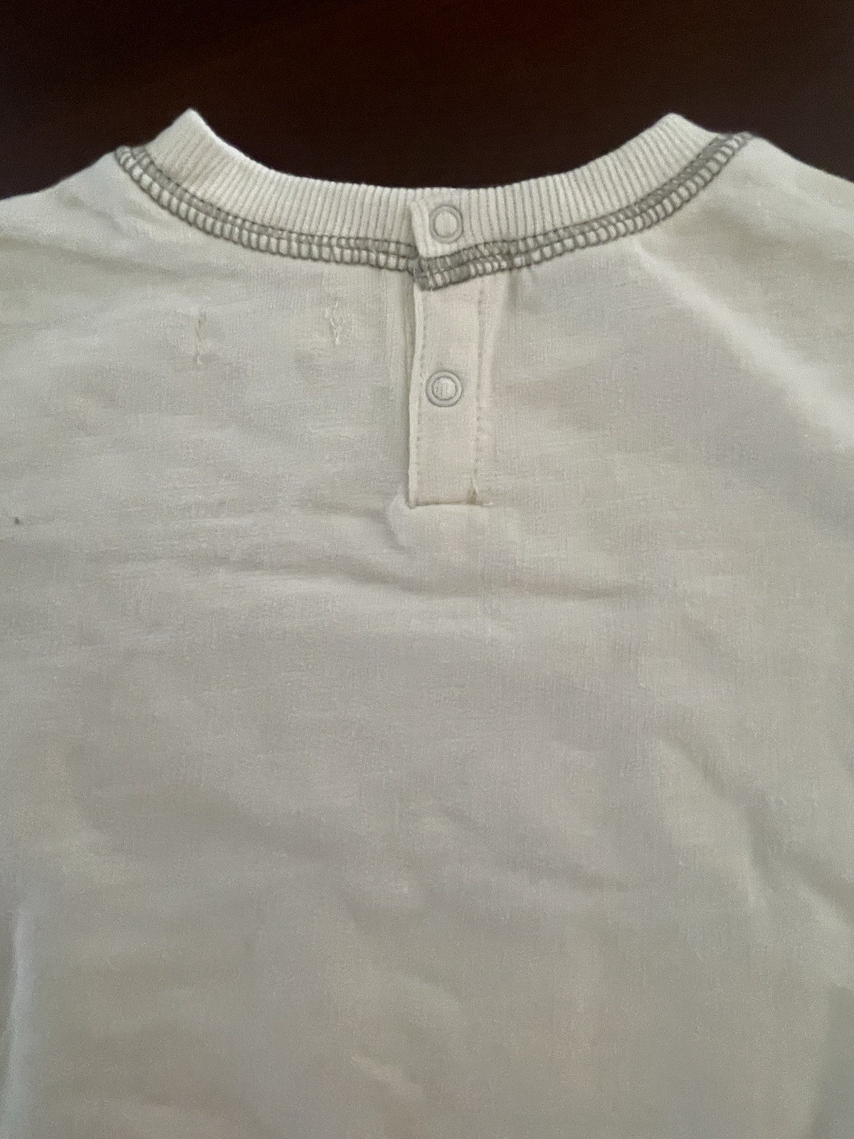 Grayson Mini Baby Off – White Long Sleeve COURAGE Bodysuit Outfit Size 3-6M NWT