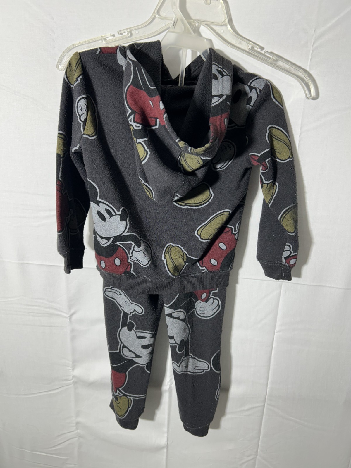 Disney Junior Mickey Mouse 2 Piece Toddler 4T Hoodie & Jogger Set Black