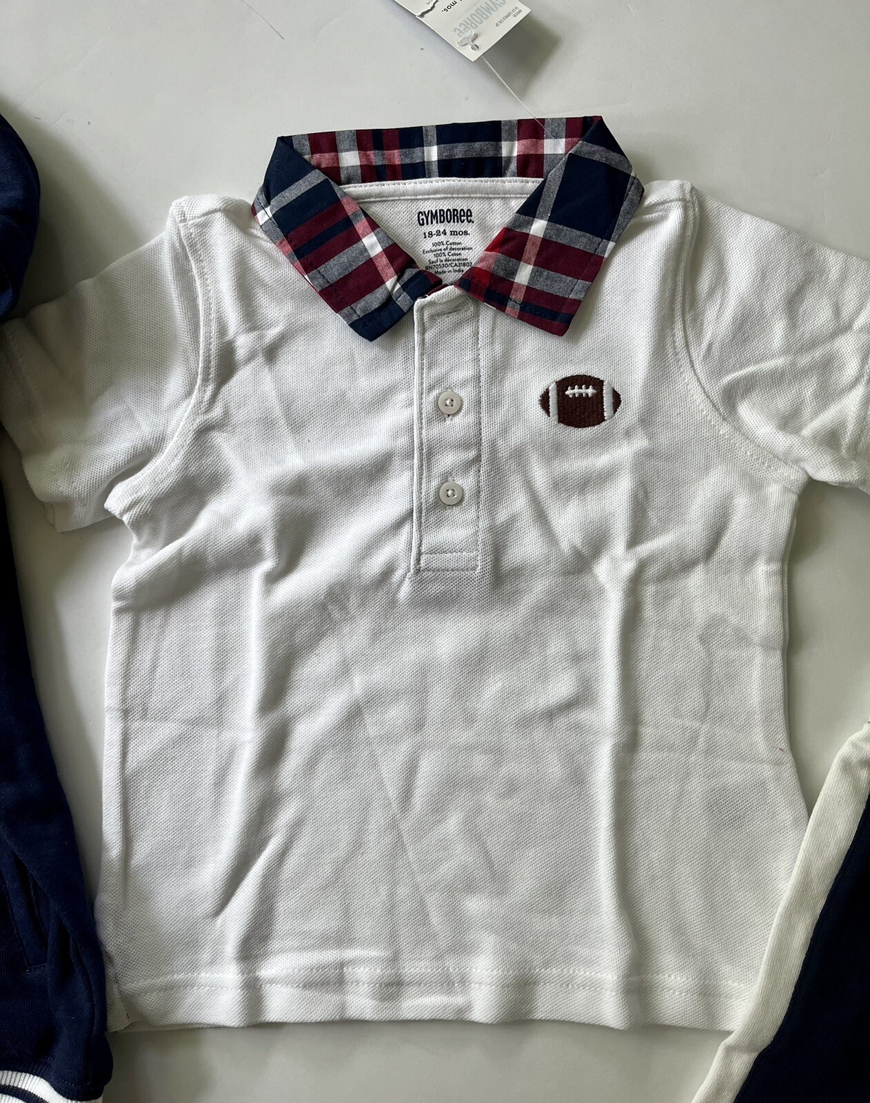 NWT Boys 18-24 mo Gymboree JUNIOR VARSITY Cotton HOODIE TOP & SHORTS 3pc Outfit