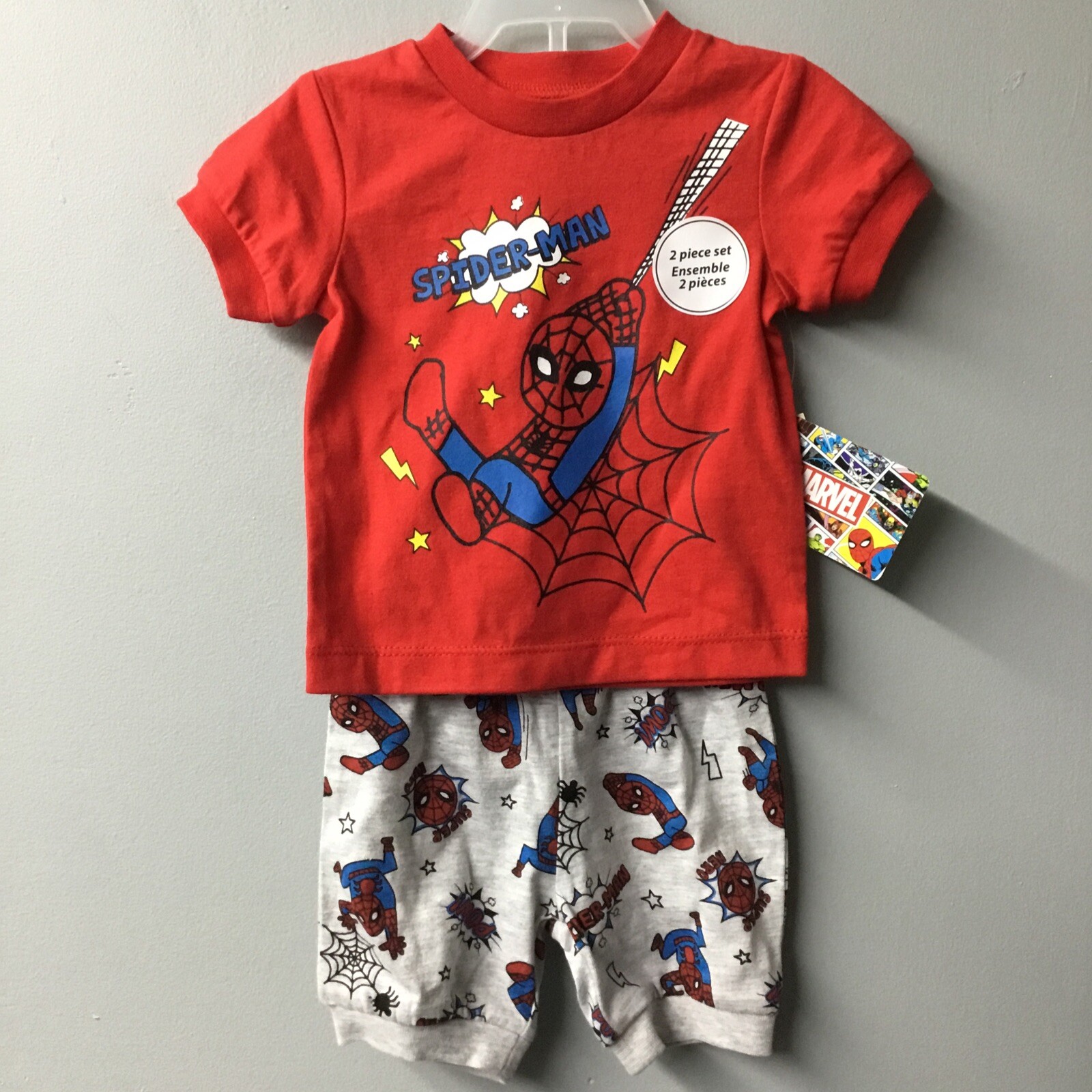 Marvel Spider-Man Baby 2pc. Set T-Shirt & Pants Size 0-3 months