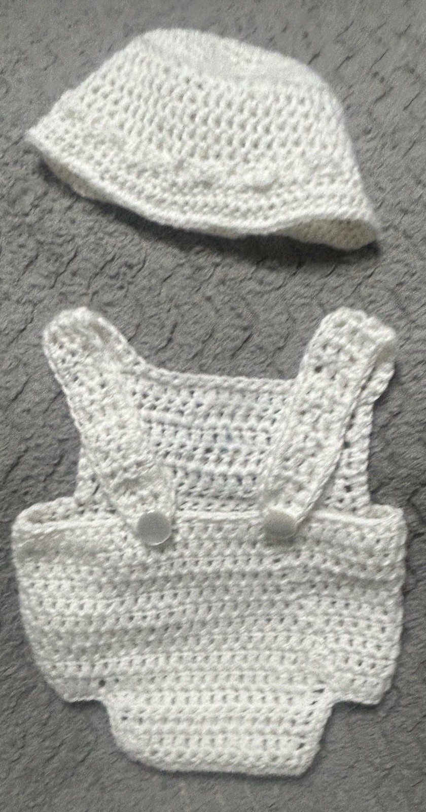 Handmade Newborn Romper And Hat