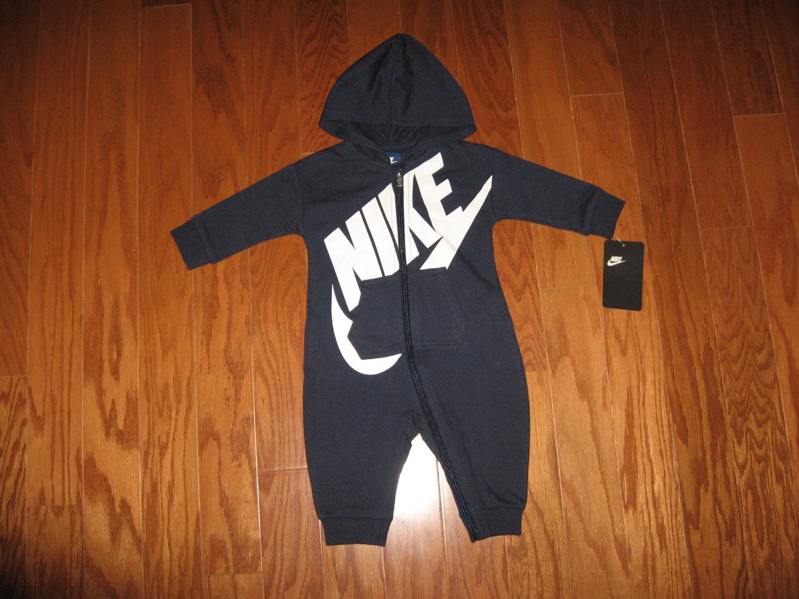 Nike Futura Infant Coverall Hoodie Outfit 0-3M, 3-6M, 6-9M, 9-12M, 18M, 24M NWT