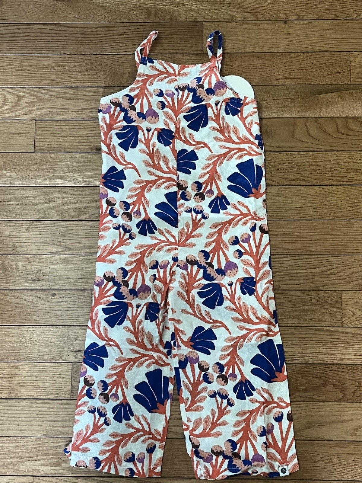NWT Stains & Stories Floral Print Jumpsuit Romper Size 92 Or 2-3 Years Old