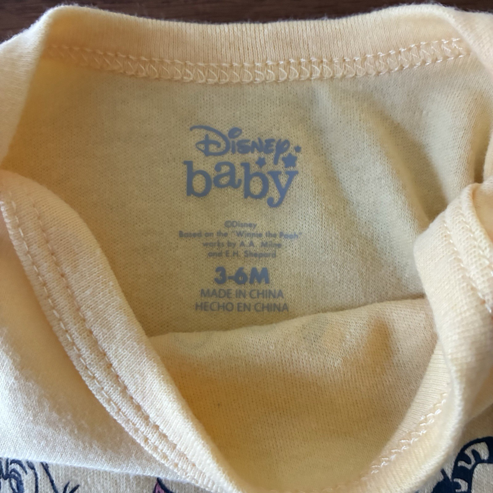 Disney Baby 2 Piece Unisex Winnie the Pooh Set- 3-6 Months