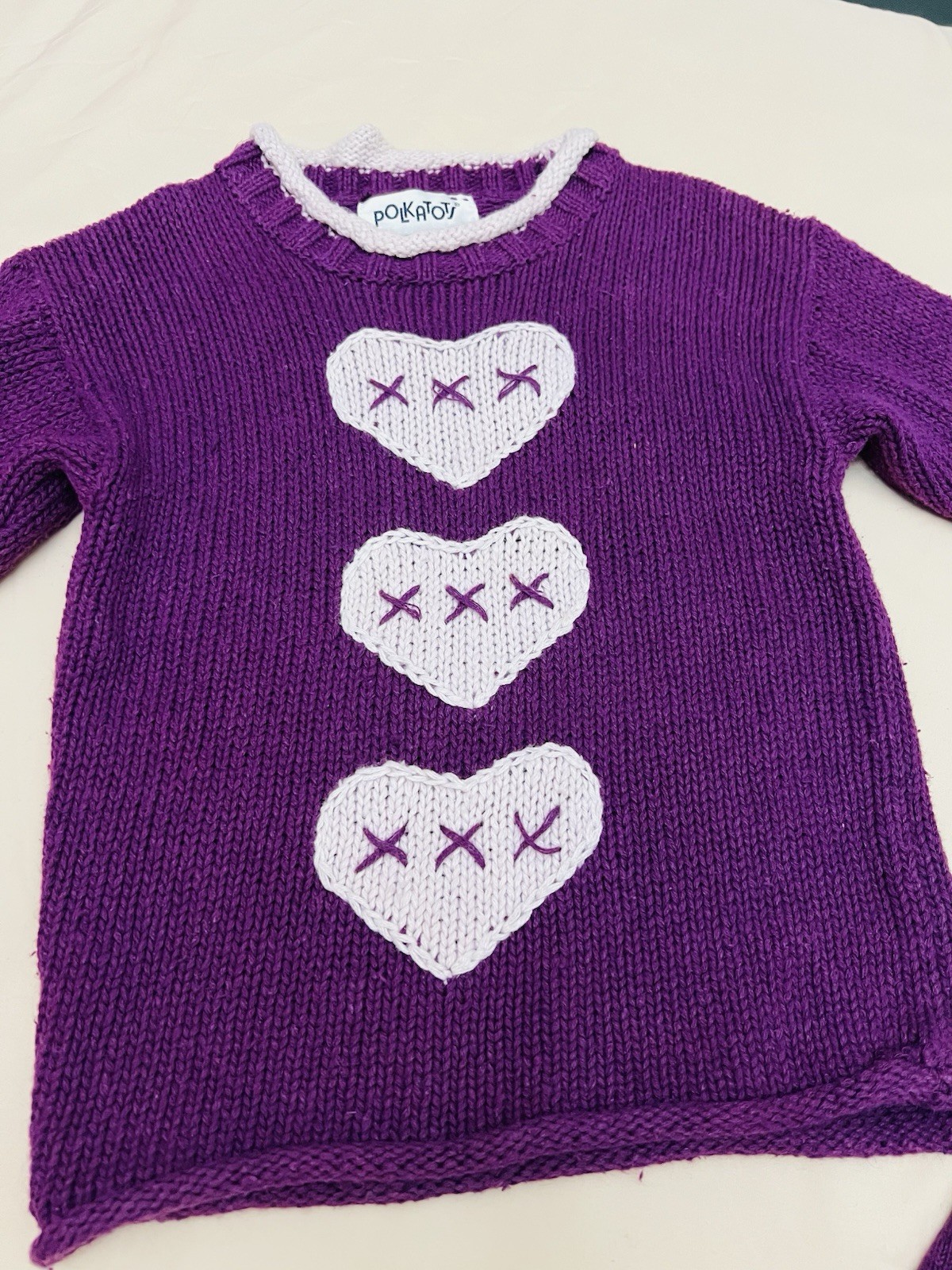 Vintage Crochet Sweater And Pants For 2-3 Years Old A01
