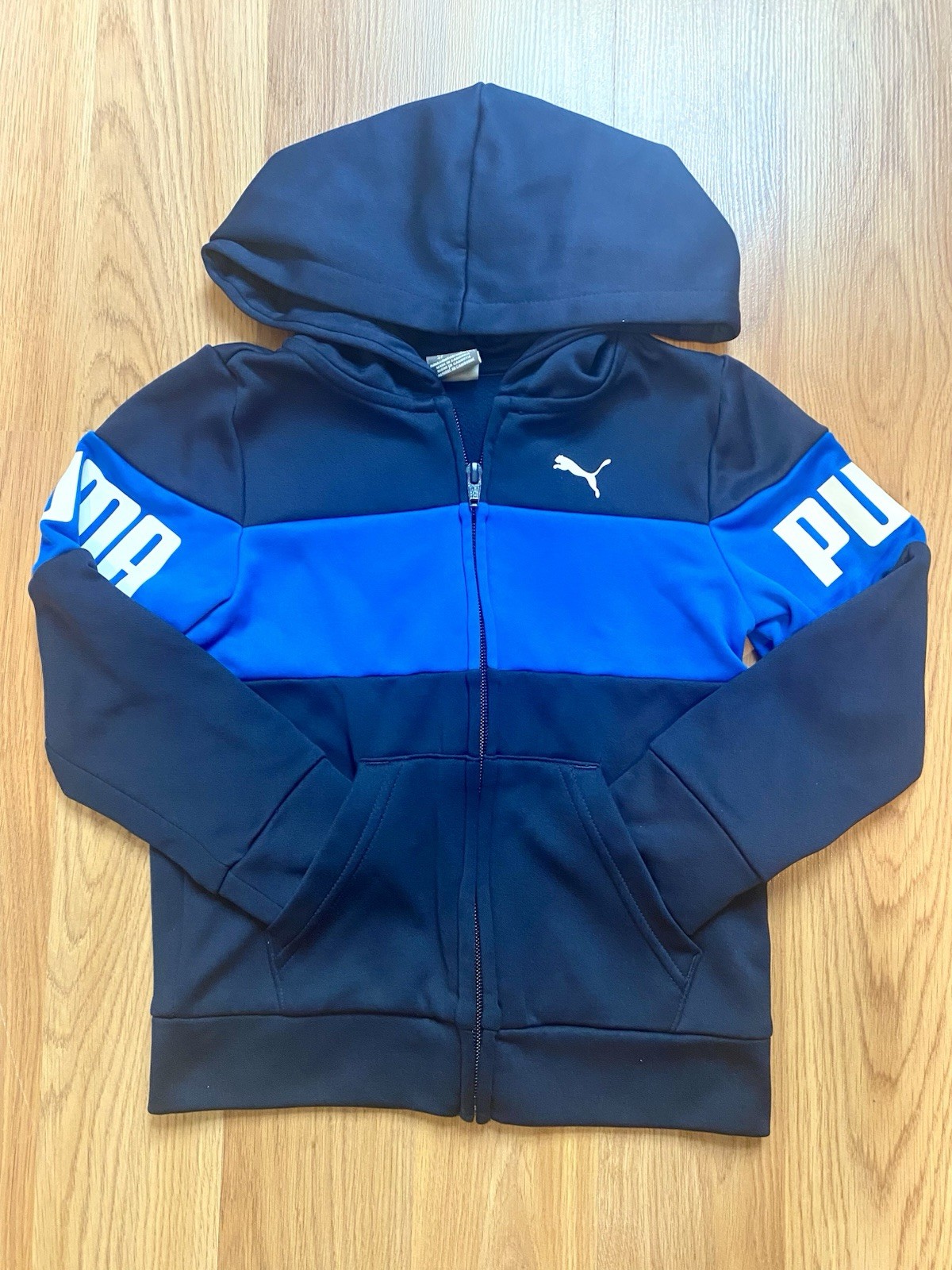 4T BOY PUMA TRACKSUIT FULL ZIP UP HOODIE TEE AND SWEATPANTS 3 PIECE MATCHING SET